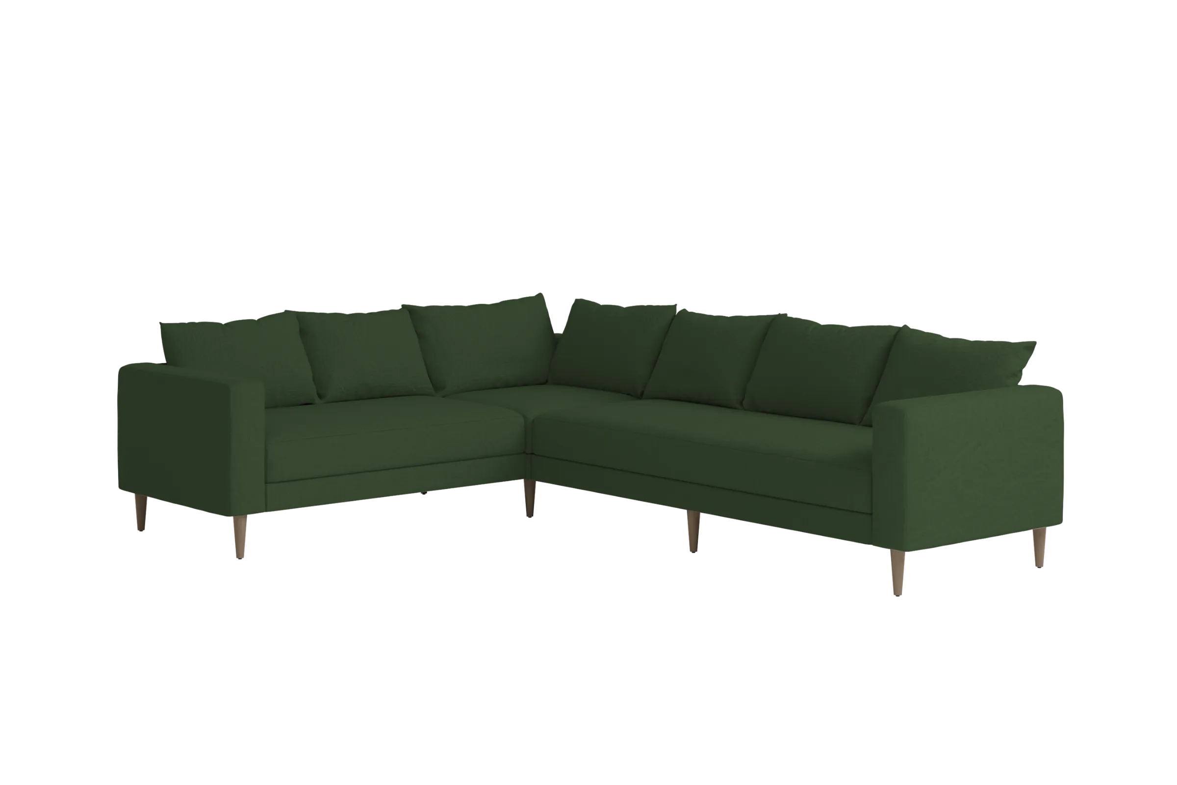 Slipcover: The Essential Corner Sectional (6 Seat) in Hemp