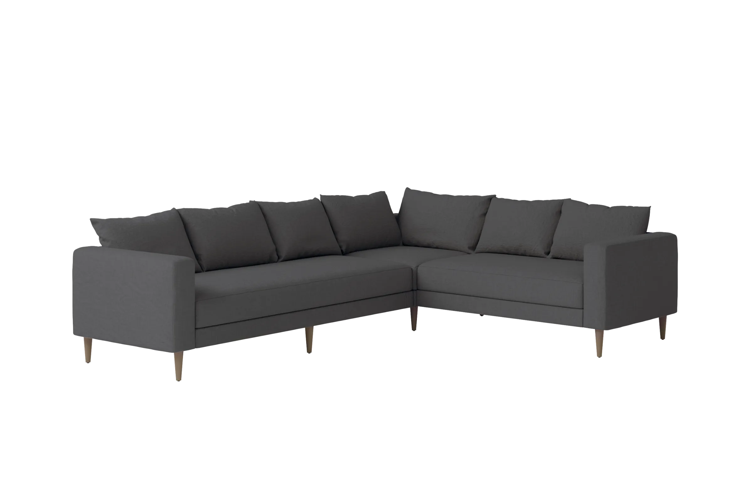 Slipcover: The Essential Corner Sectional (6 Seat) in Hemp