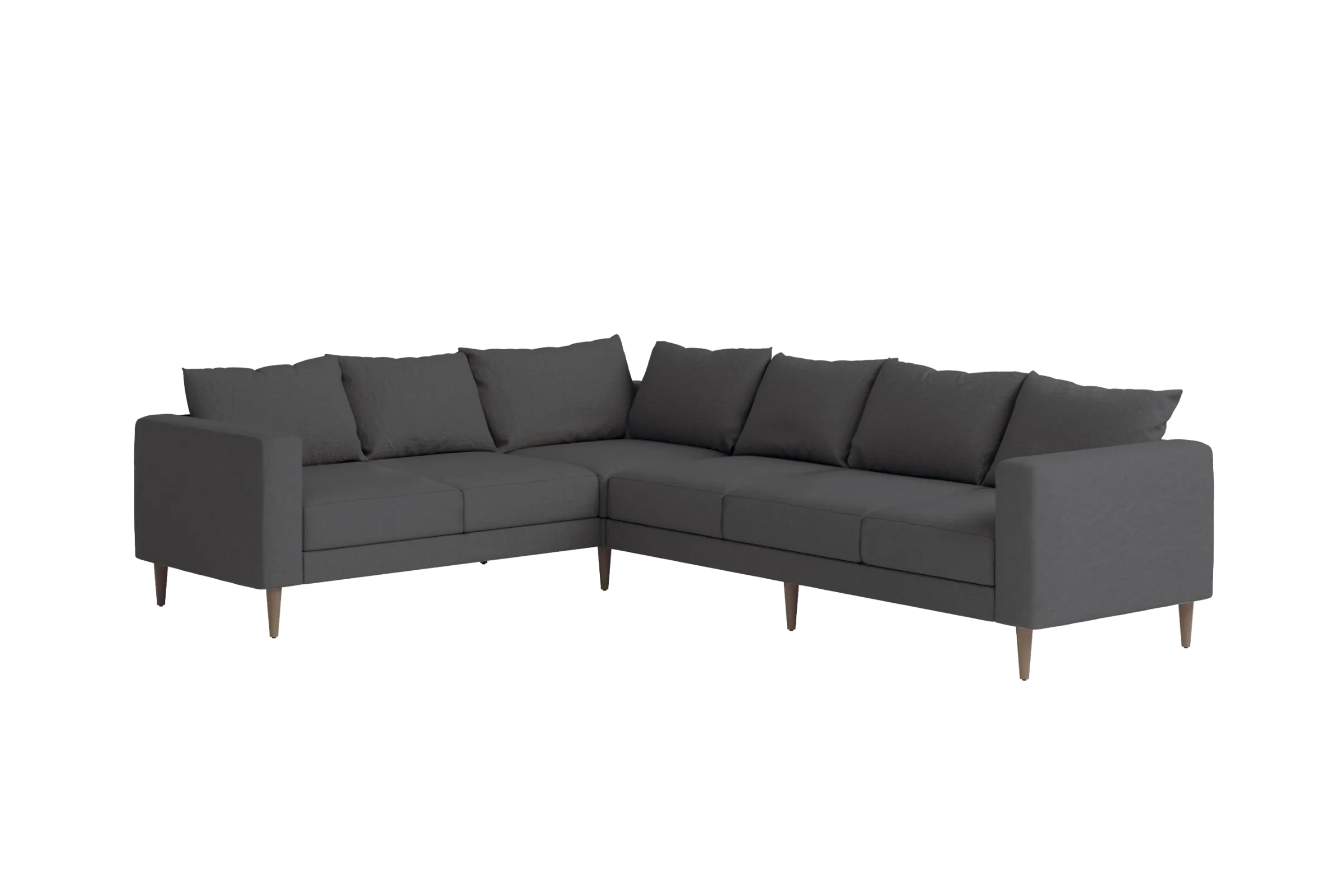 Slipcover: The Essential Corner Sectional (6 Seat) in Hemp