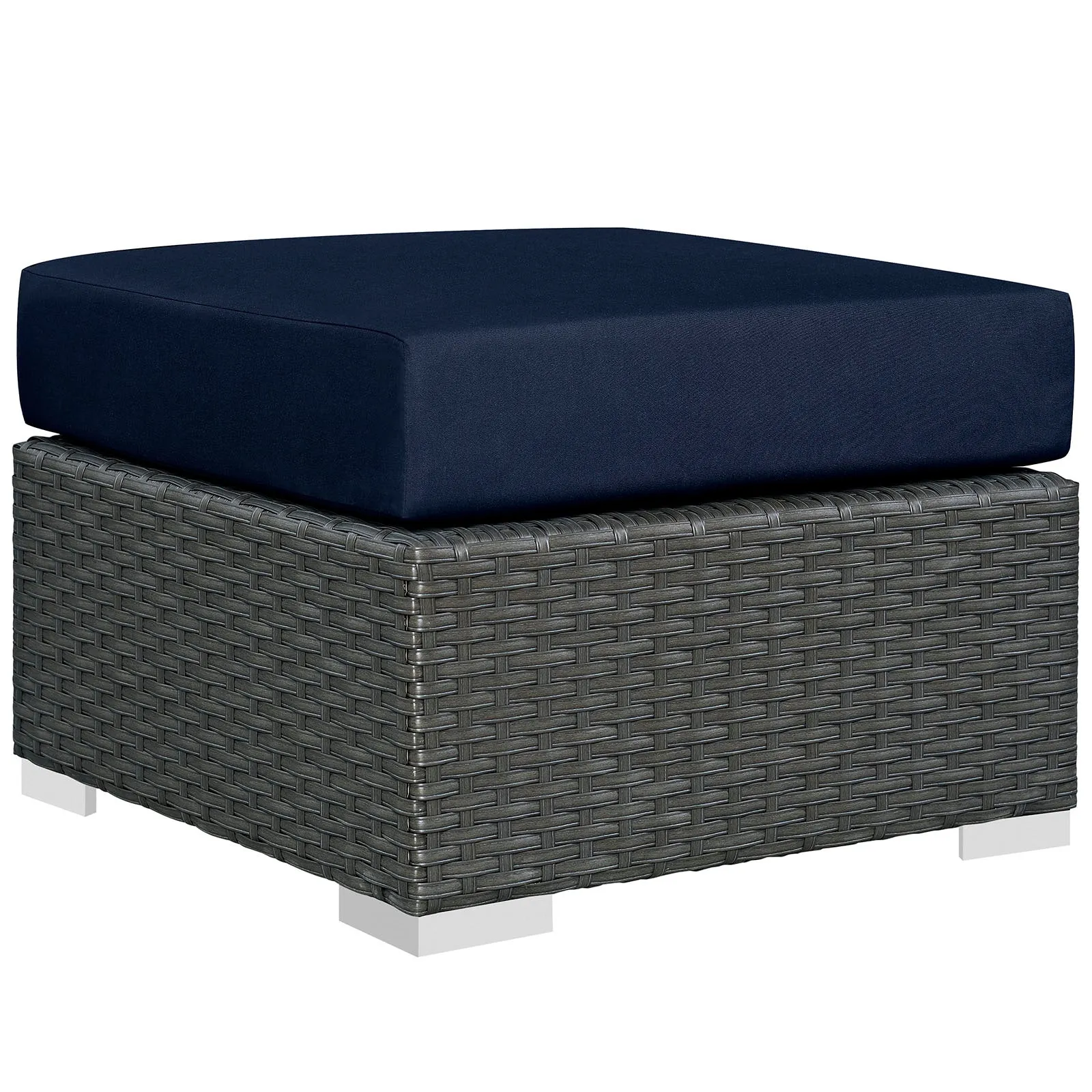 Sojourn 5 Piece Outdoor Patio Sunbrella® Sectional Set by Modway