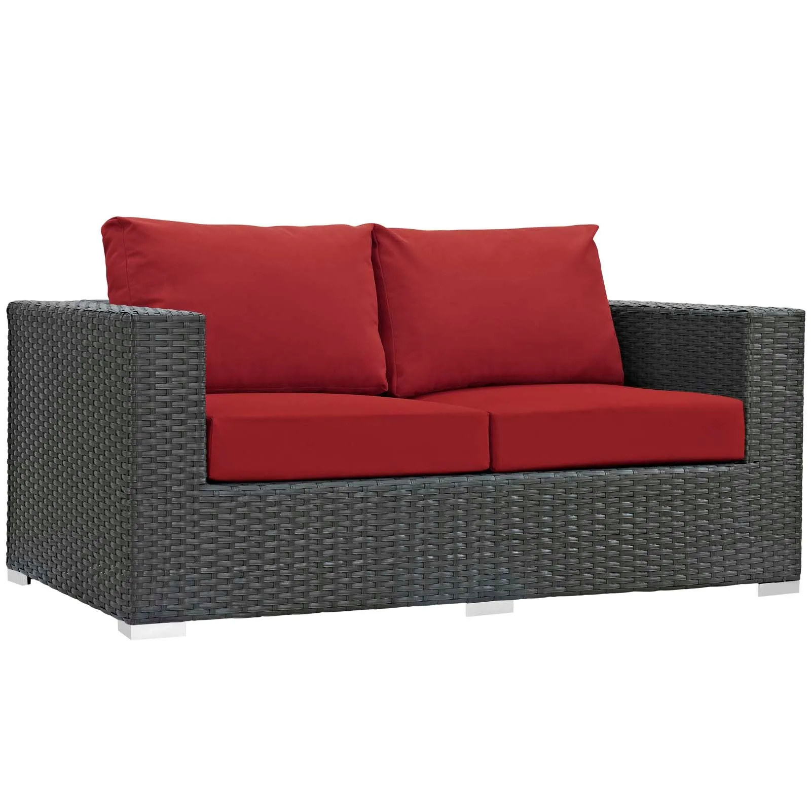 Sojourn 5 Piece Outdoor Patio Sunbrella® Sectional Set by Modway