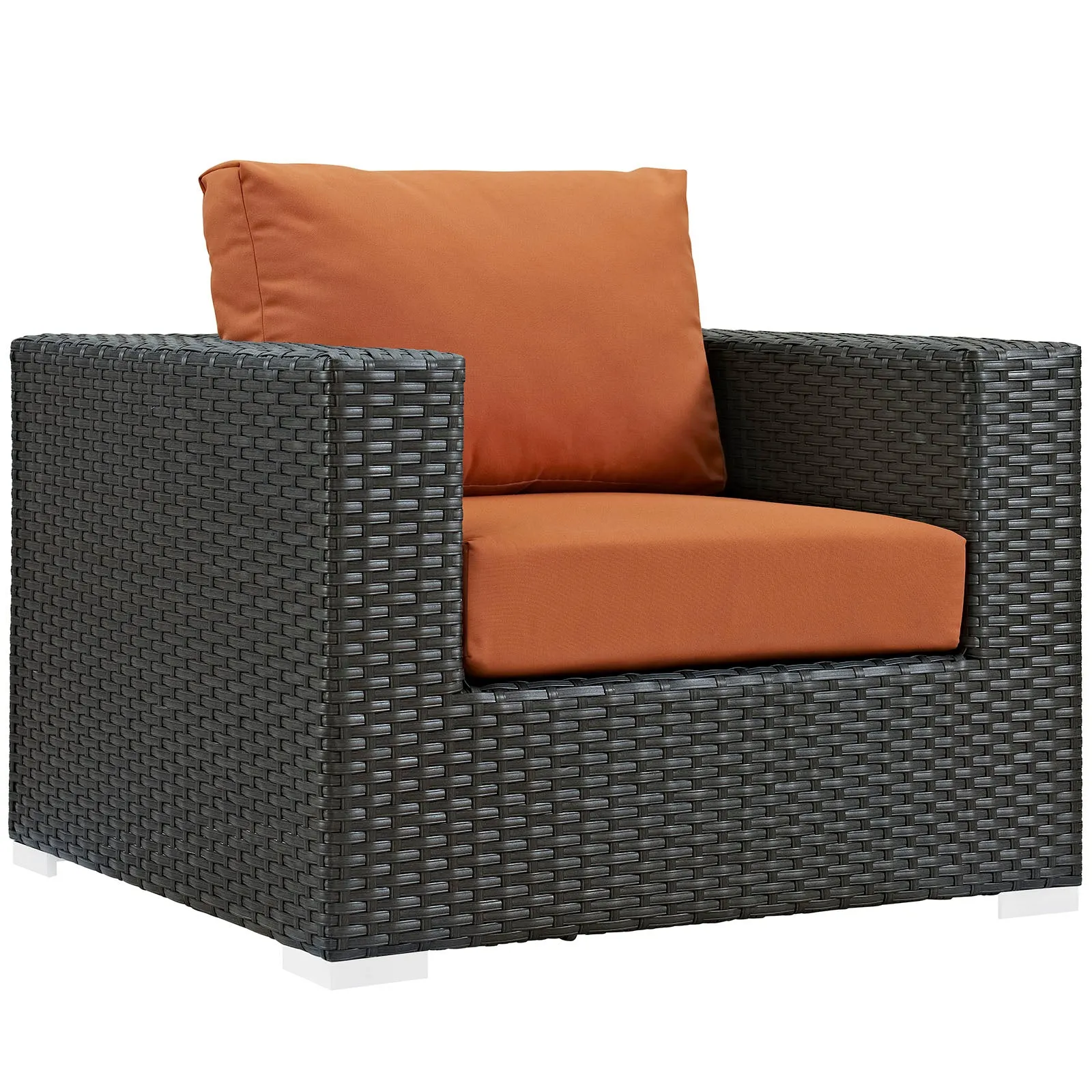 Sojourn 8 Piece Outdoor Patio Sunbrella® Sectional Set by Modway