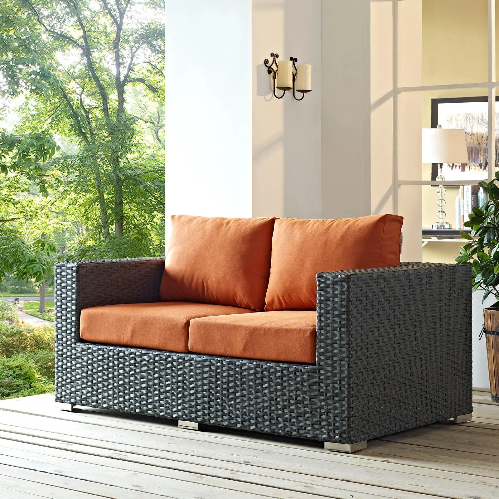Sojourn Outdoor Patio Sunbrella® Loveseat by Modway