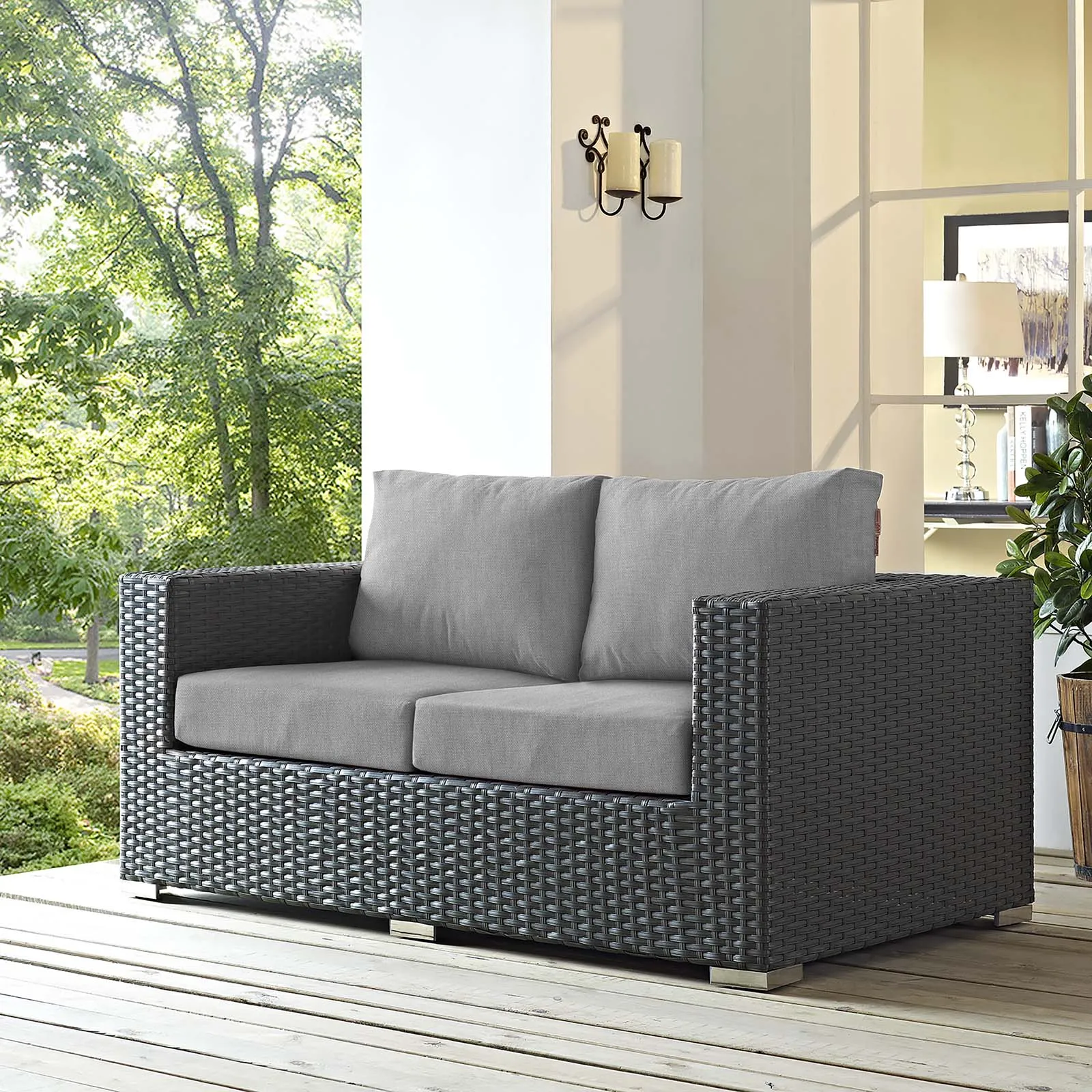 Sojourn Outdoor Patio Sunbrella® Loveseat by Modway
