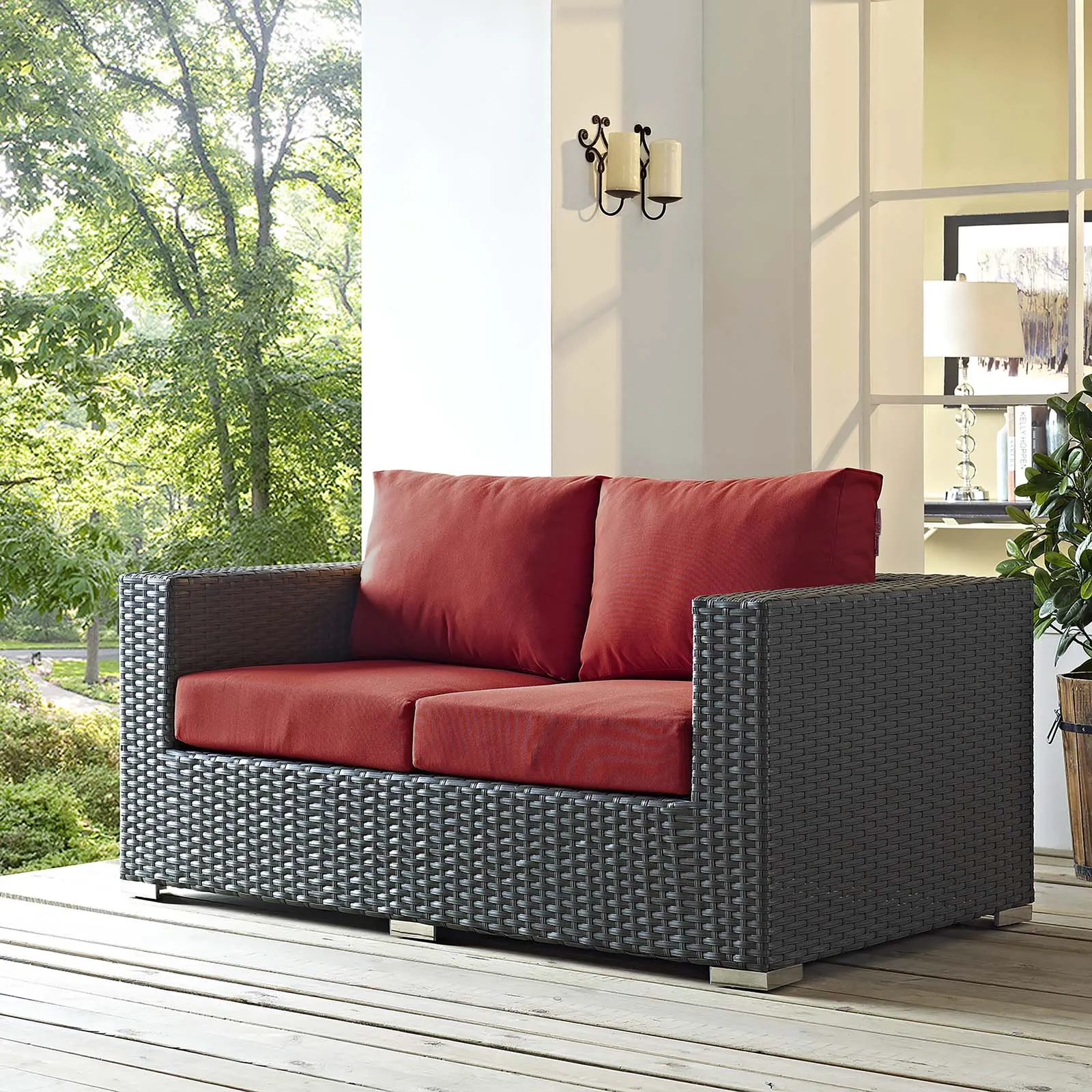 Sojourn Outdoor Patio Sunbrella® Loveseat by Modway