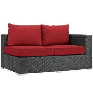 Sojourn Outdoor Patio Sunbrella® Right Arm Loveseat by Modway
