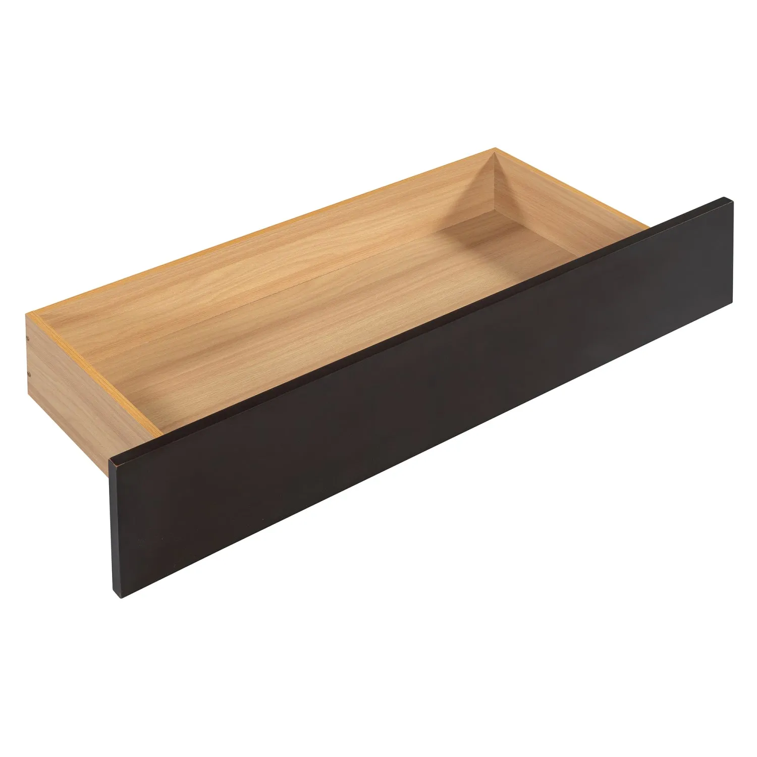 Streamdale Queen Walnut Storage Bed with Trundle