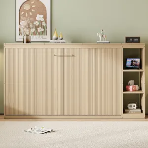 Streamdale Twin Size Murphy Bed with Bookshelf