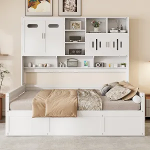 Streamdale Wooden Daybed w/ Hydraulic Bed & Storage