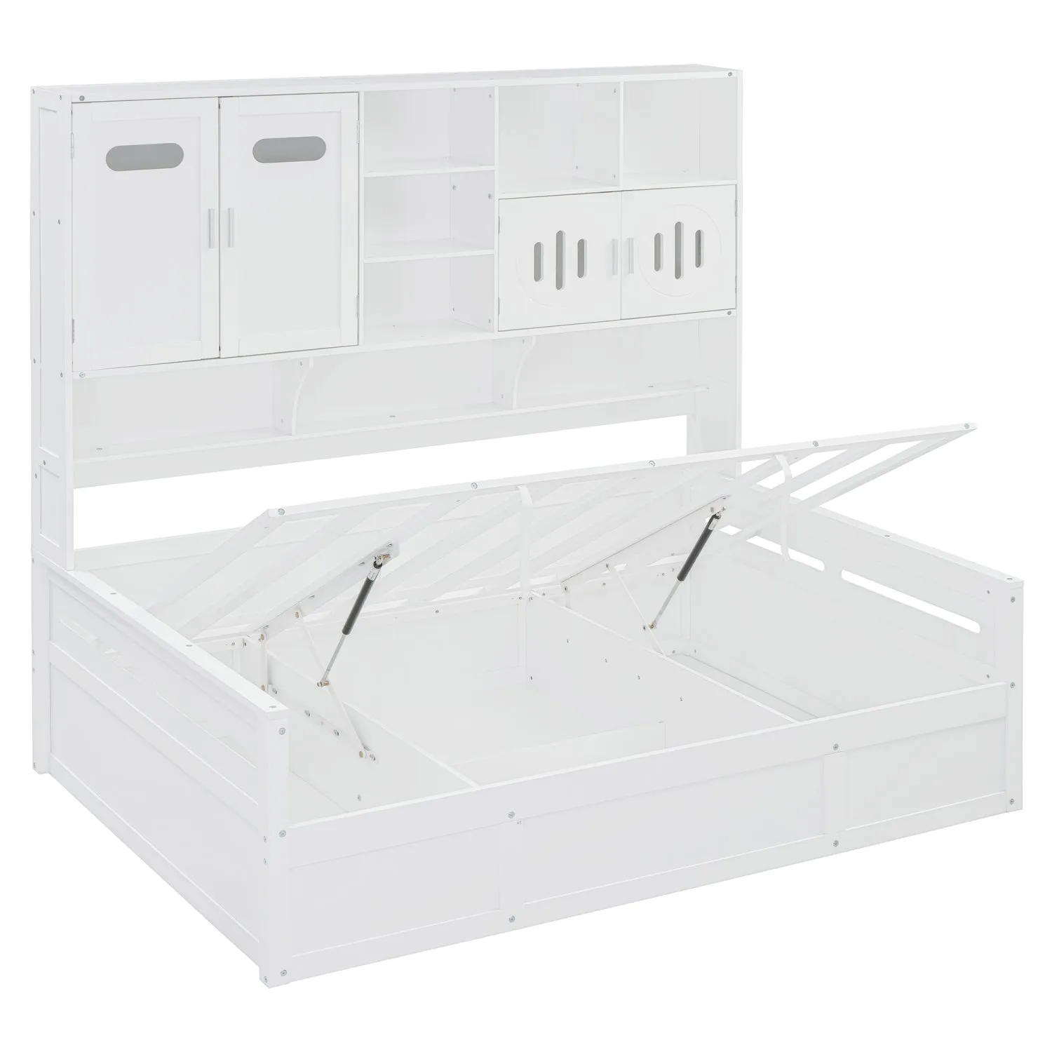 Streamdale Wooden Daybed w/ Hydraulic Bed & Storage