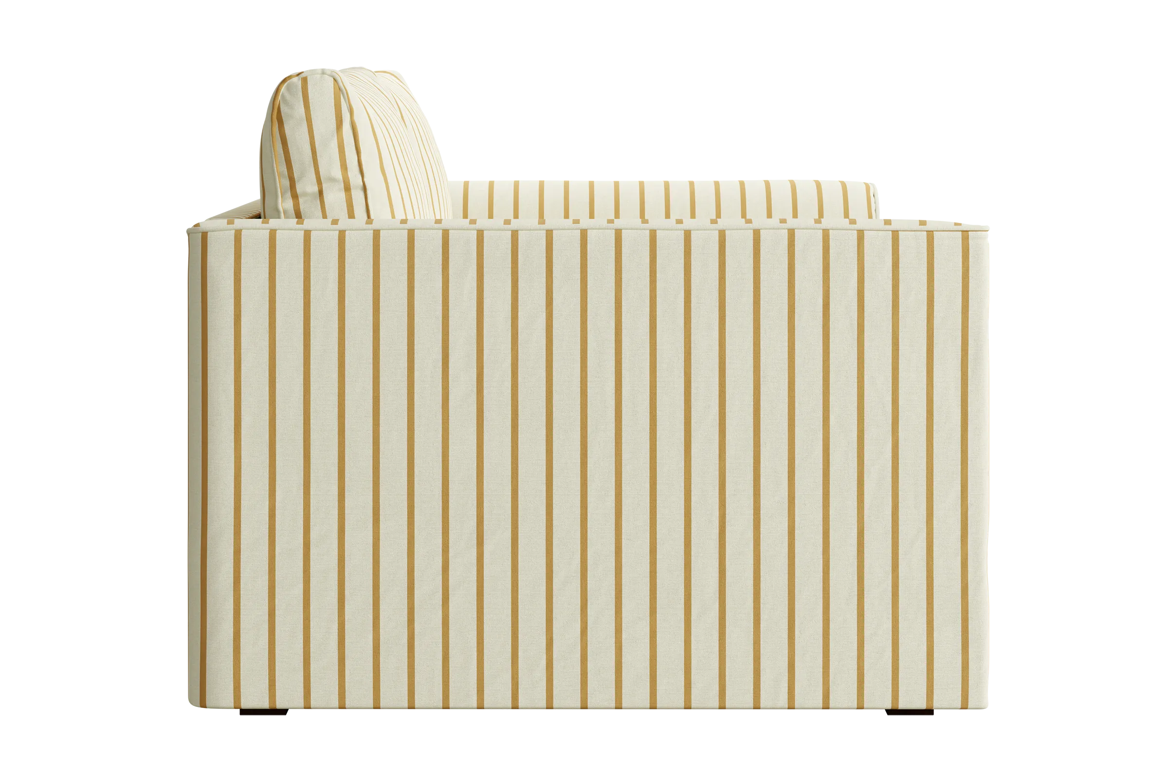 The Eclipse Sofa in Striped Hemp Blend