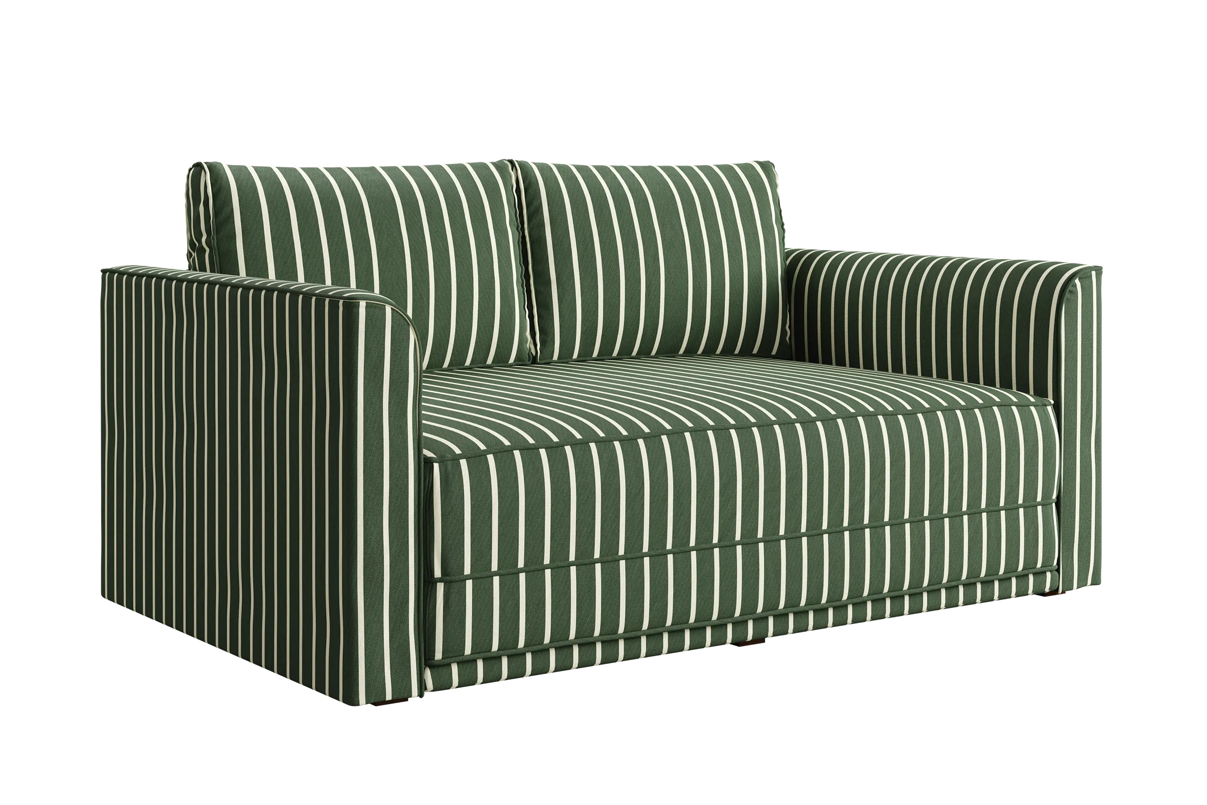 The Eclipse Sofa in Striped Hemp Blend
