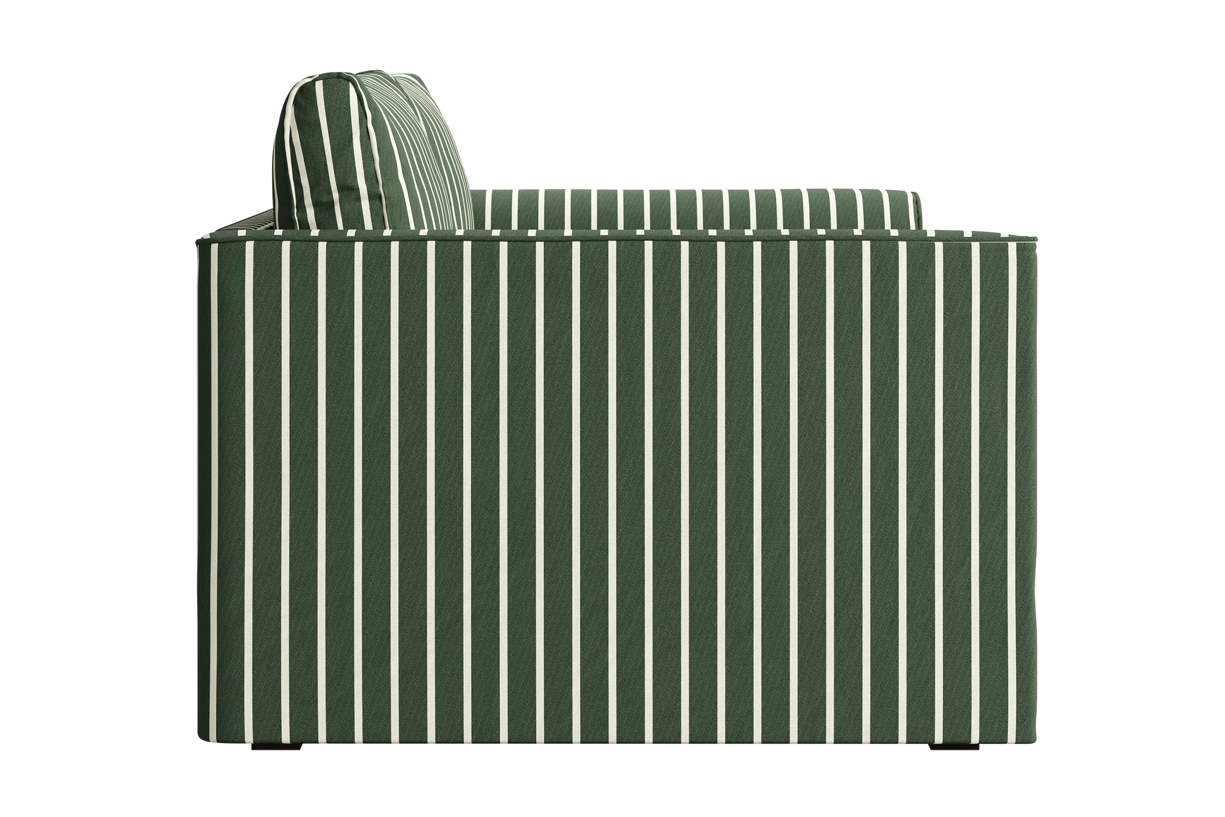 The Eclipse Sofa in Striped Hemp Blend