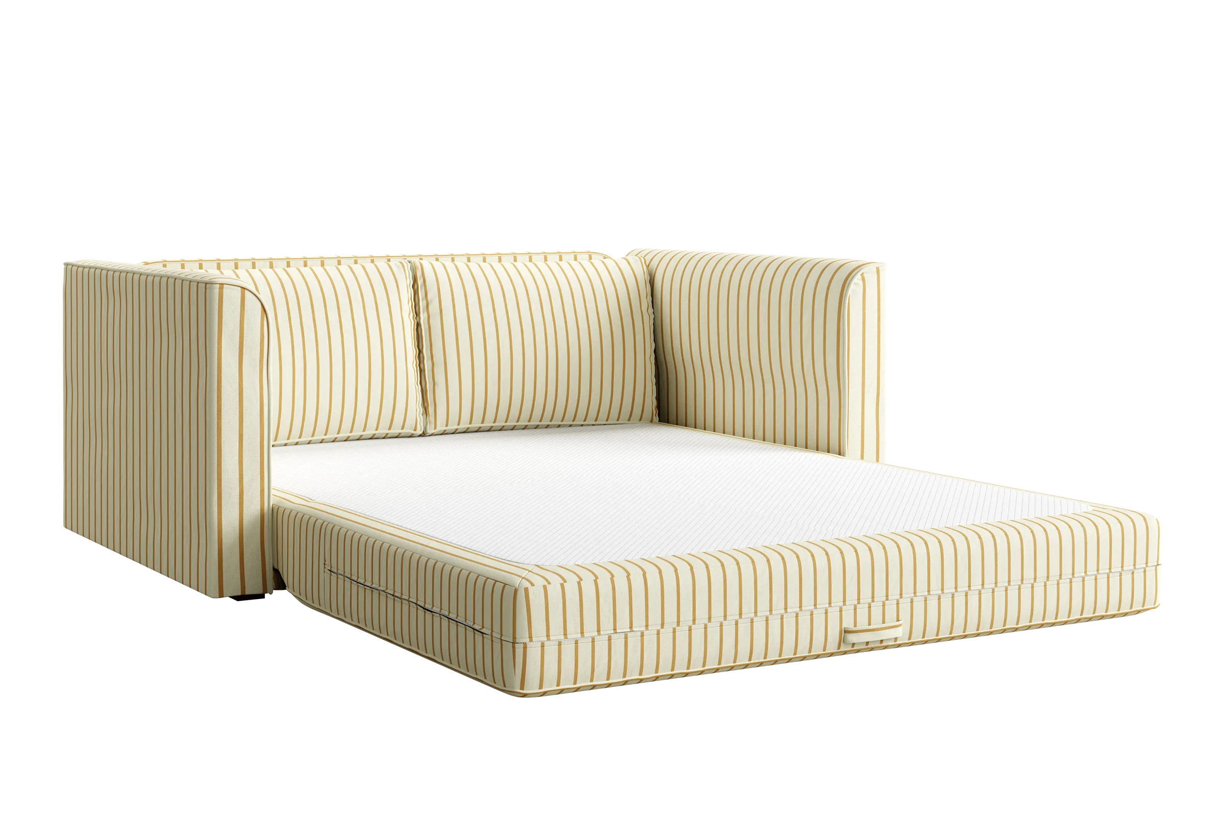 The Eclipse Sofa in Striped Hemp Blend