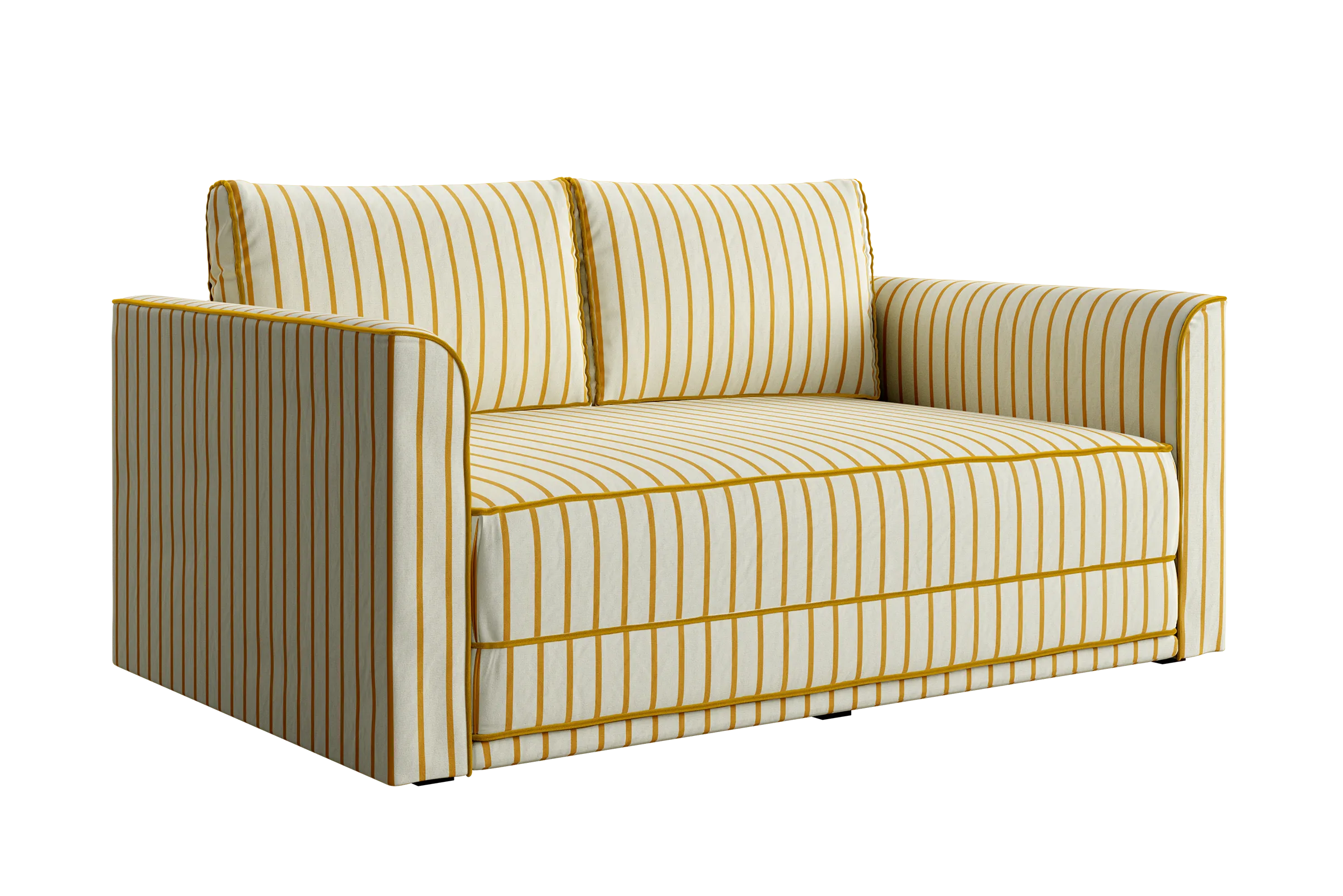 The Eclipse Sofa in Striped Hemp Blend