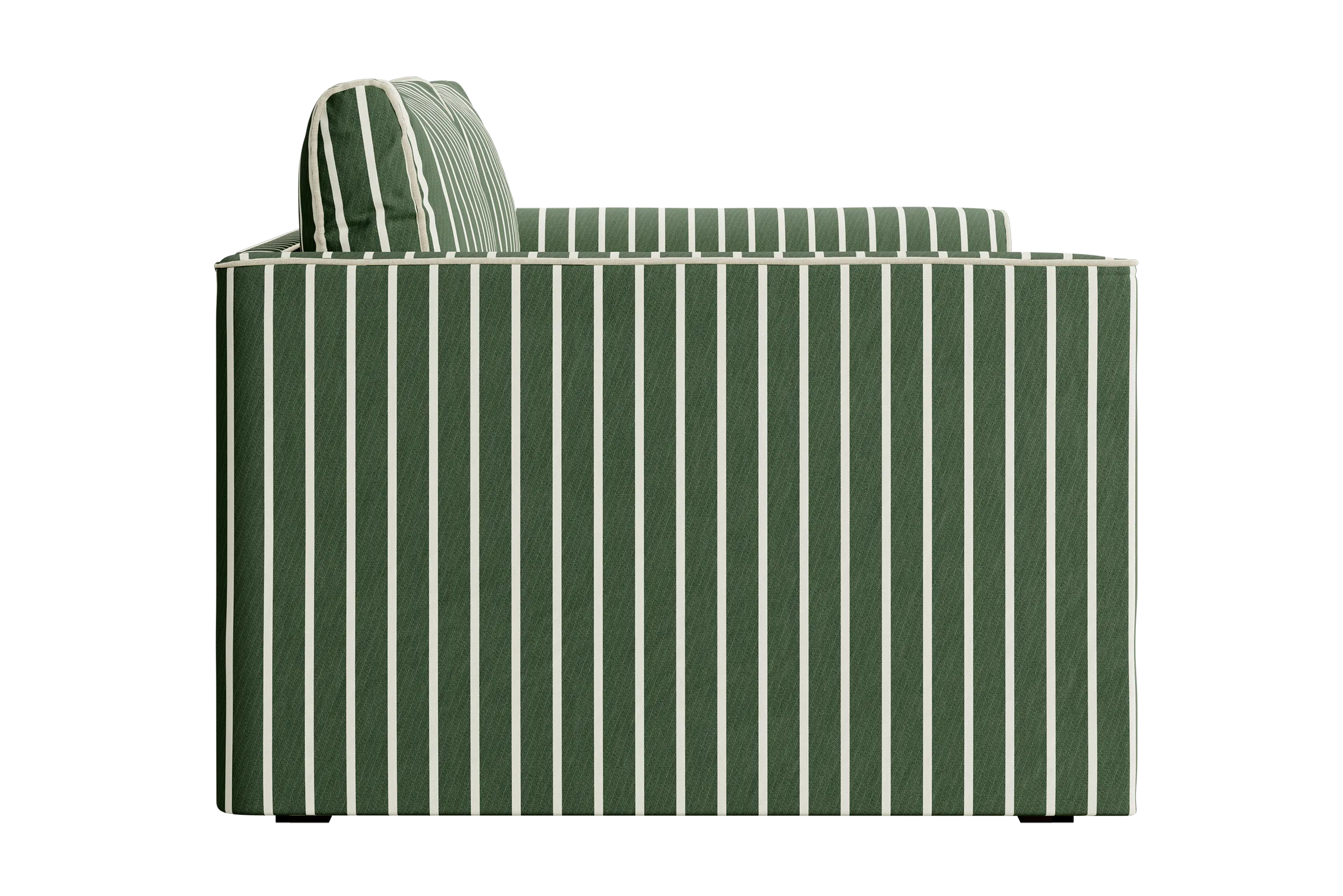 The Eclipse Sofa in Striped Hemp Blend
