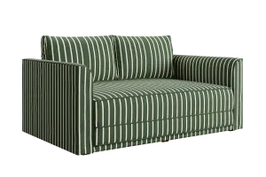 The Eclipse Sofa in Striped Hemp Blend
