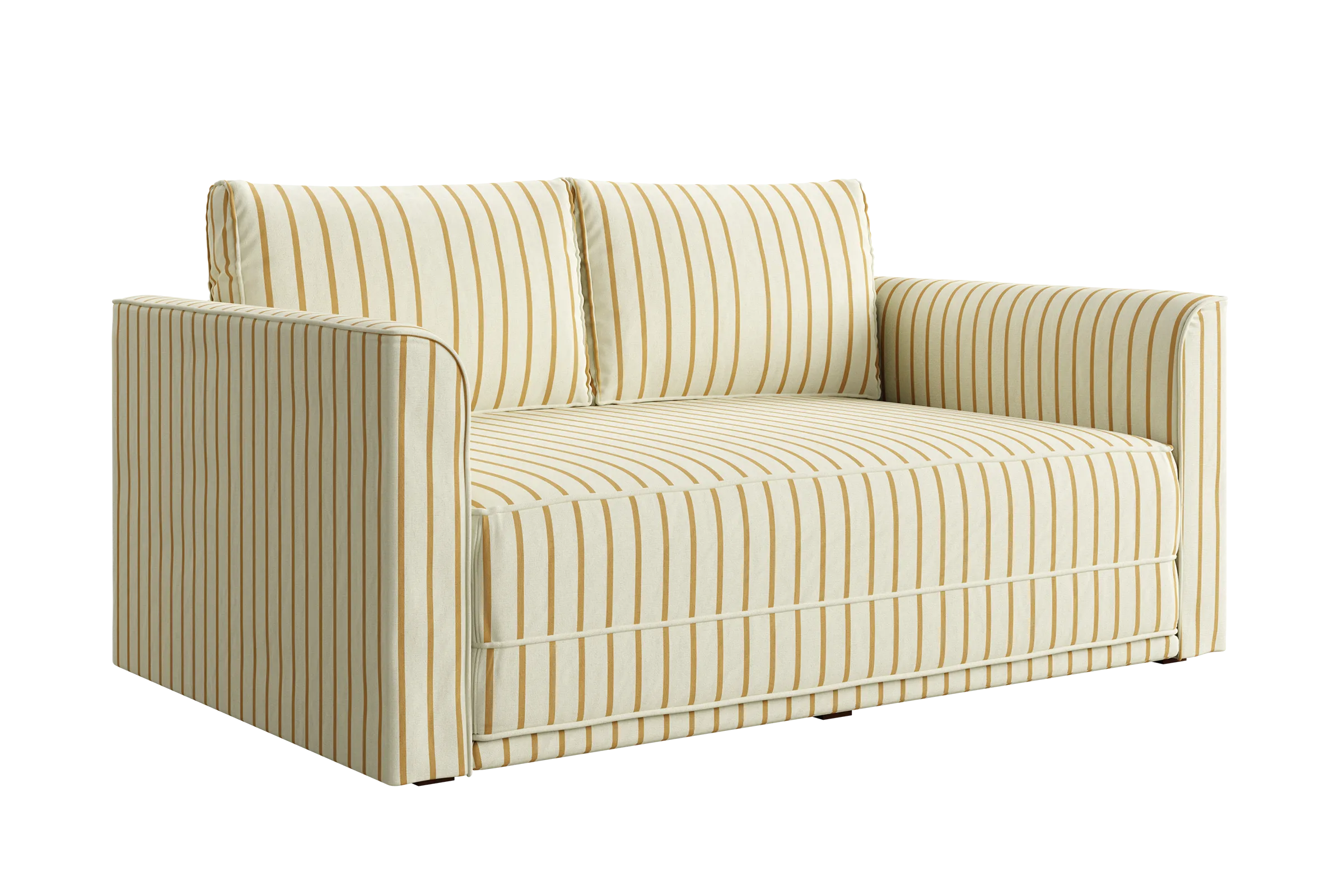 The Eclipse Sofa in Striped Hemp Blend