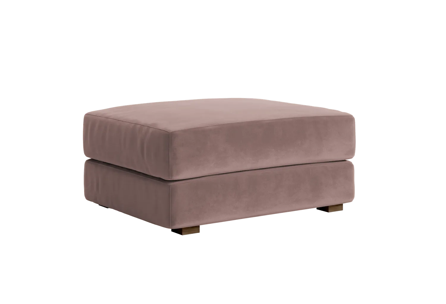 THE ELEVATE OTTOMAN IN RECYCLED VELVET