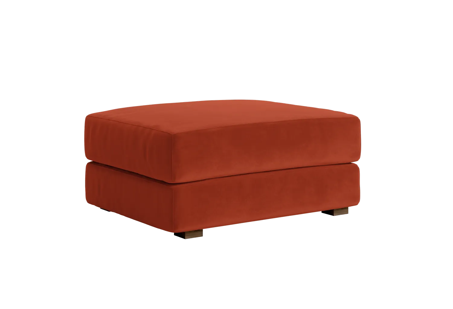 THE ELEVATE OTTOMAN IN RECYCLED VELVET