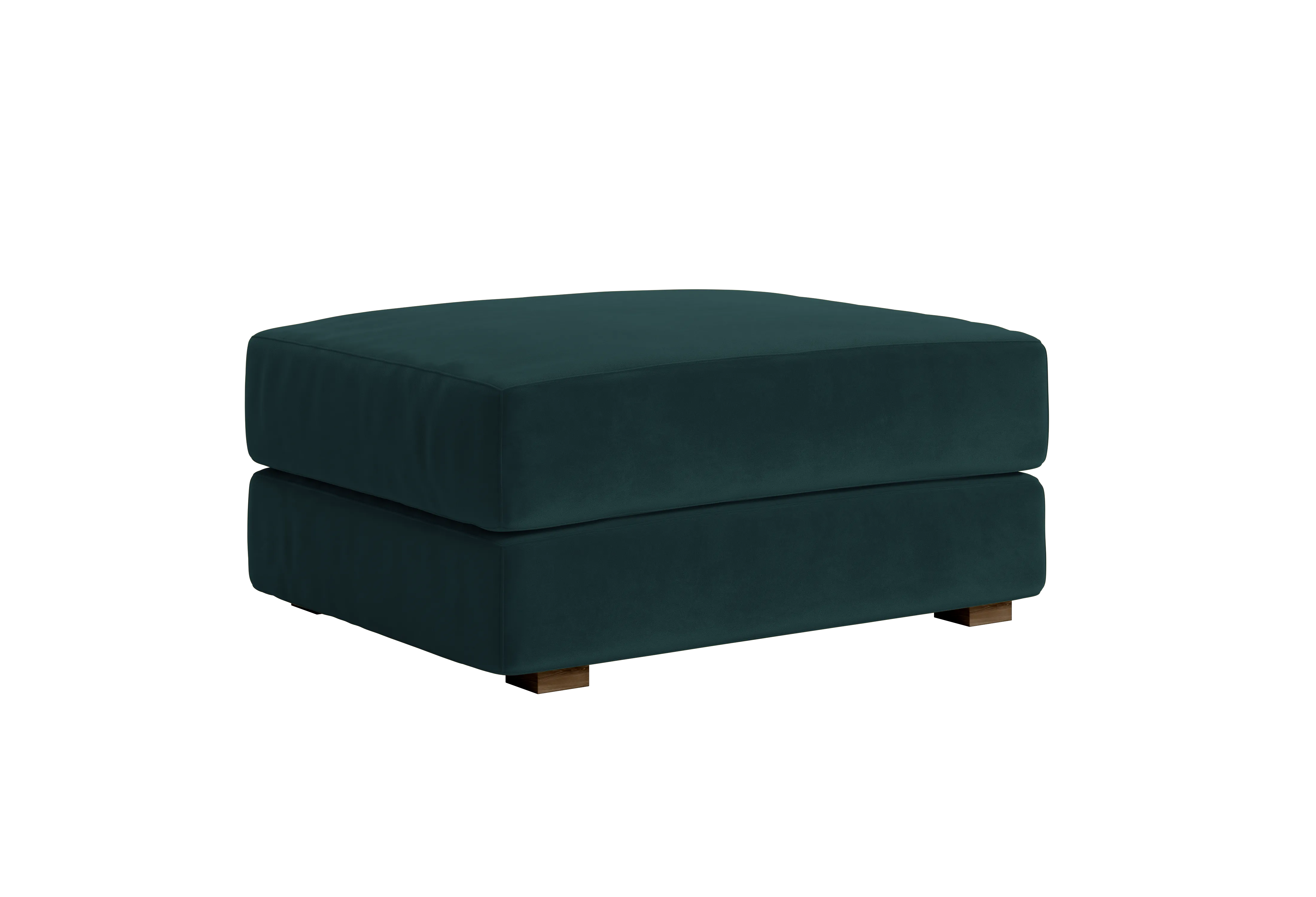 THE ELEVATE OTTOMAN IN RECYCLED VELVET