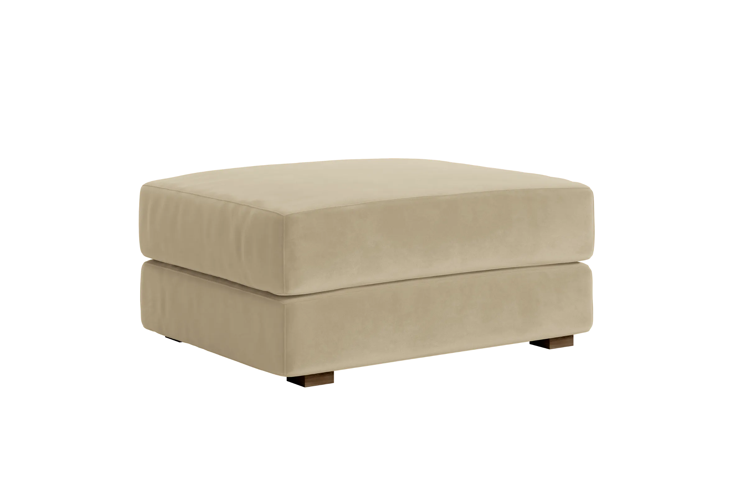 THE ELEVATE OTTOMAN IN RECYCLED VELVET