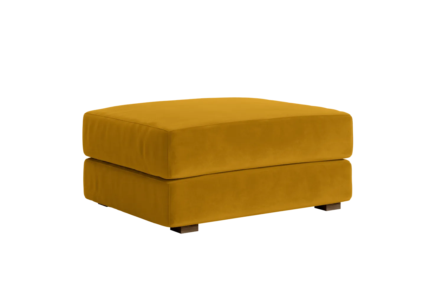 THE ELEVATE OTTOMAN IN RECYCLED VELVET
