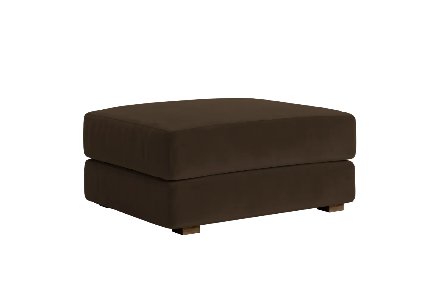 THE ELEVATE OTTOMAN IN RECYCLED VELVET