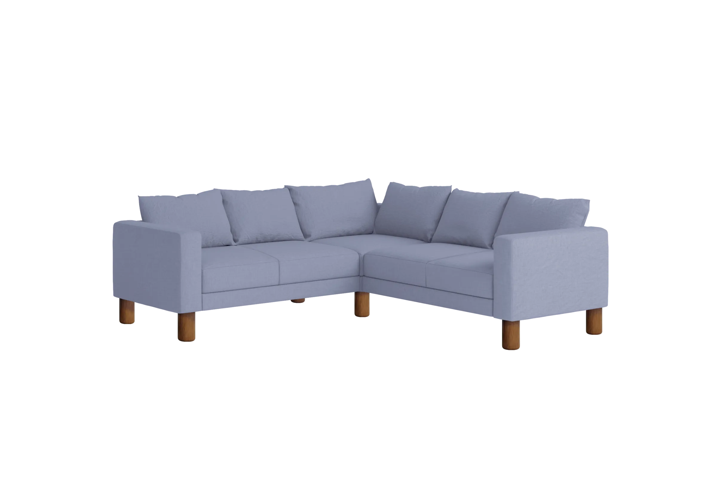 The Essential Corner Sectional (5 Seat) in Hemp