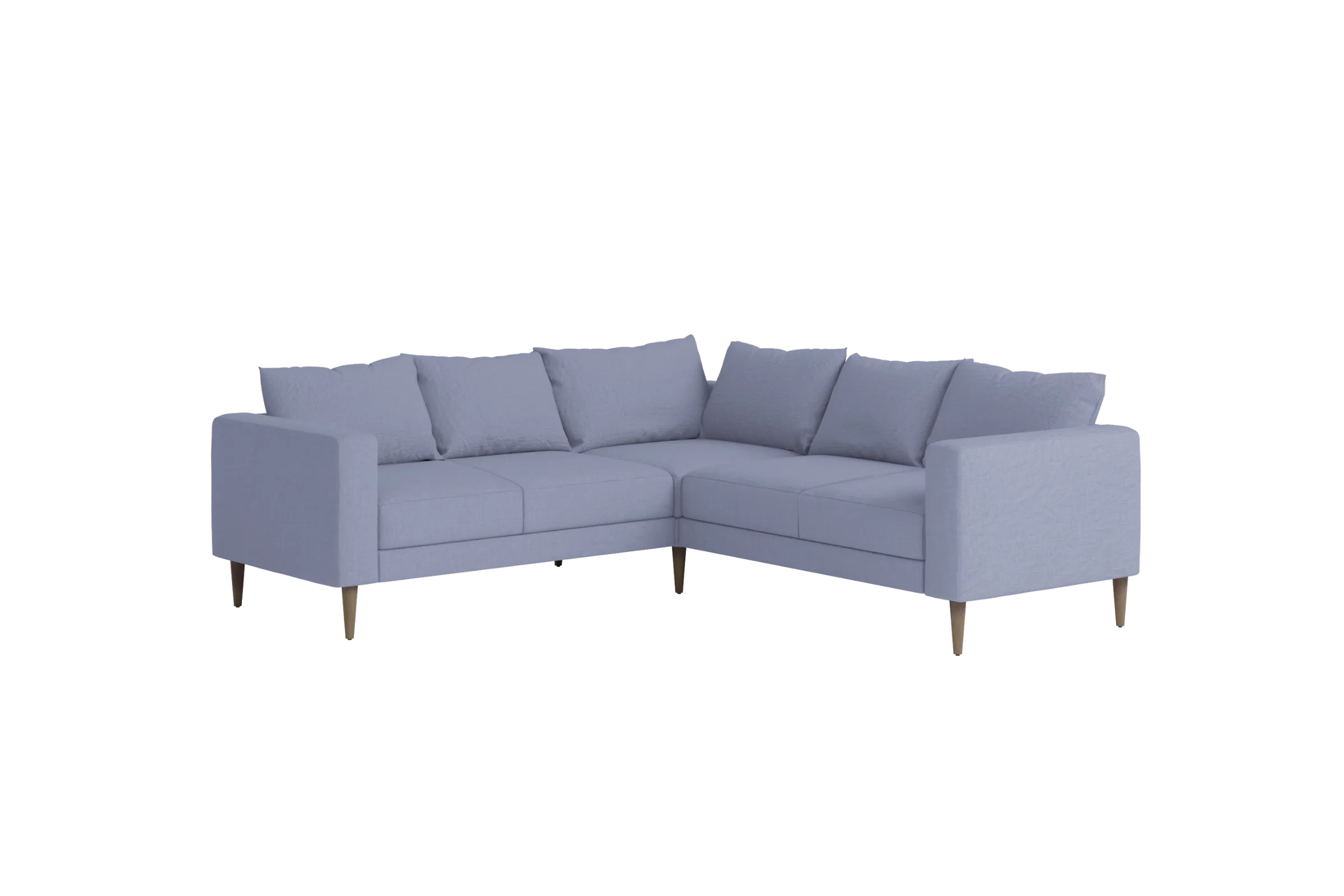 The Essential Corner Sectional (5 Seat) in Hemp
