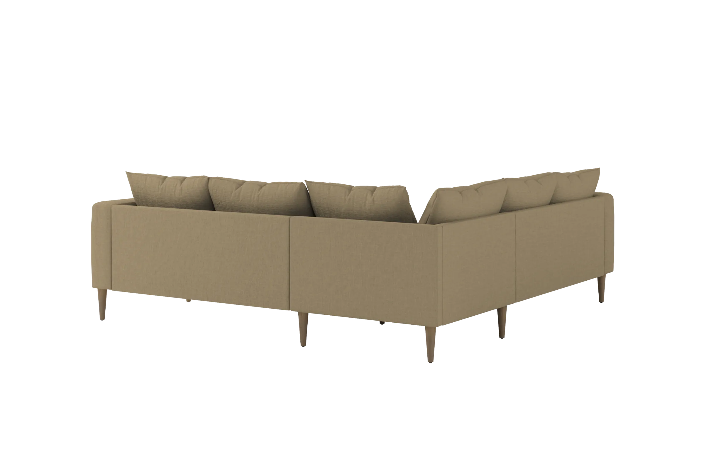 The Essential Corner Sectional (5 Seat) in Hemp