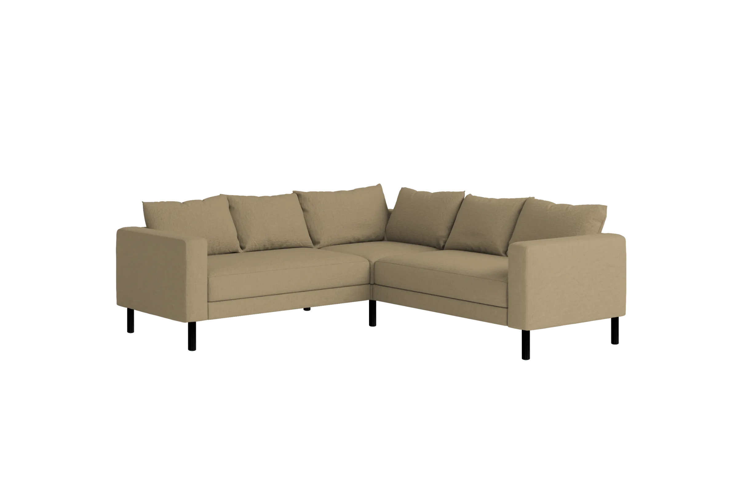 The Essential Corner Sectional (5 Seat) in Hemp