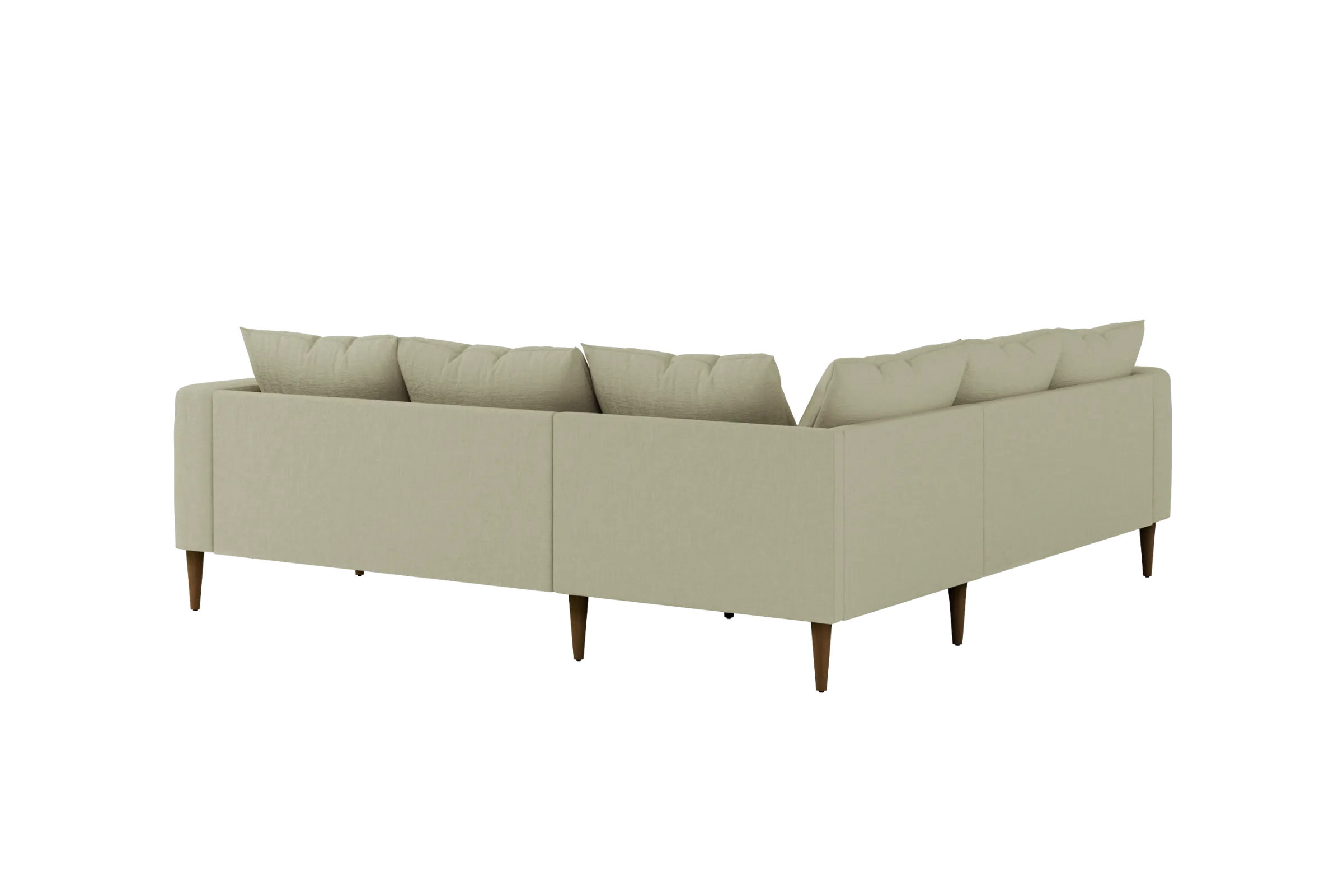 The Essential Corner Sectional (5 Seat) in Hemp