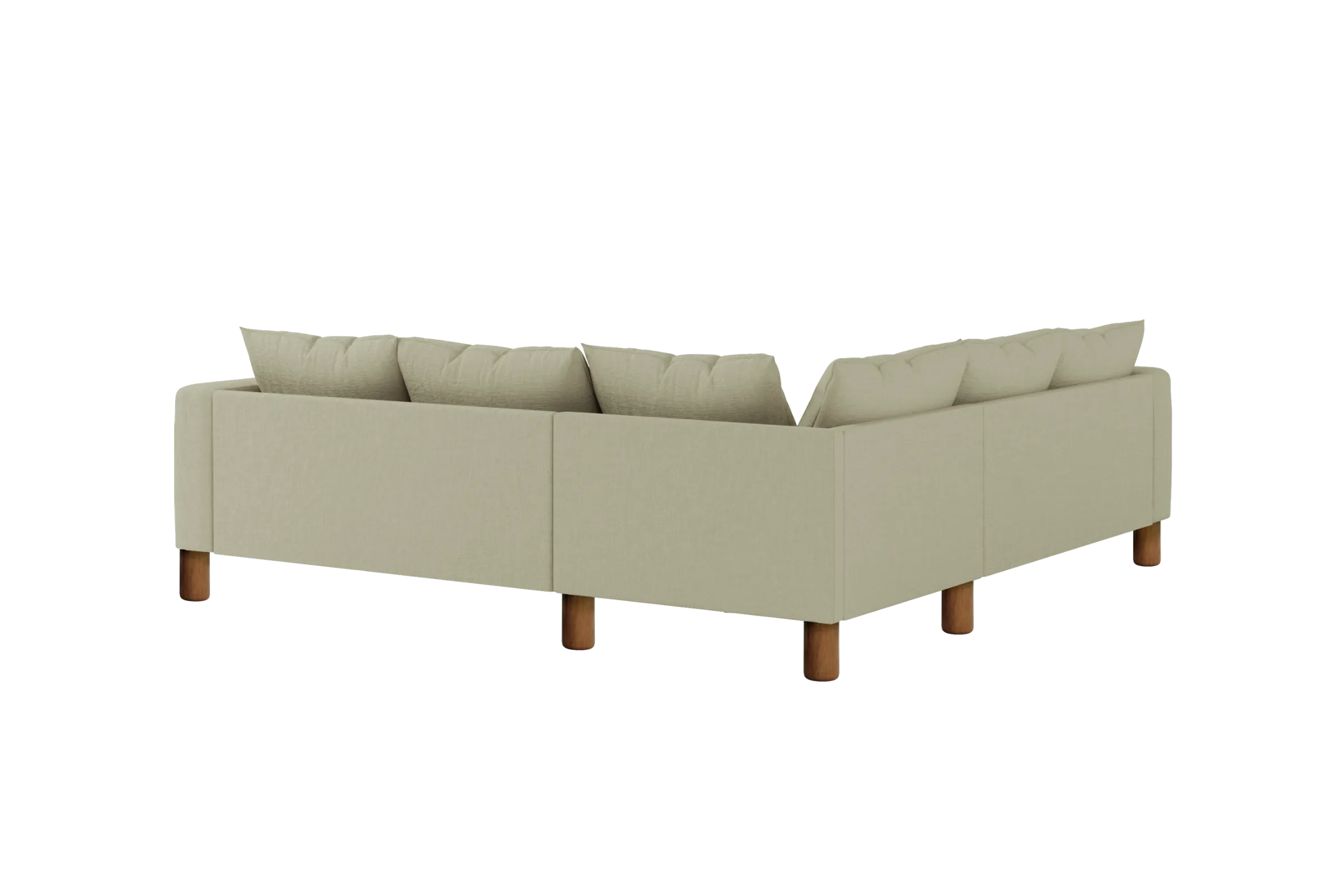 The Essential Corner Sectional (5 Seat) in Hemp