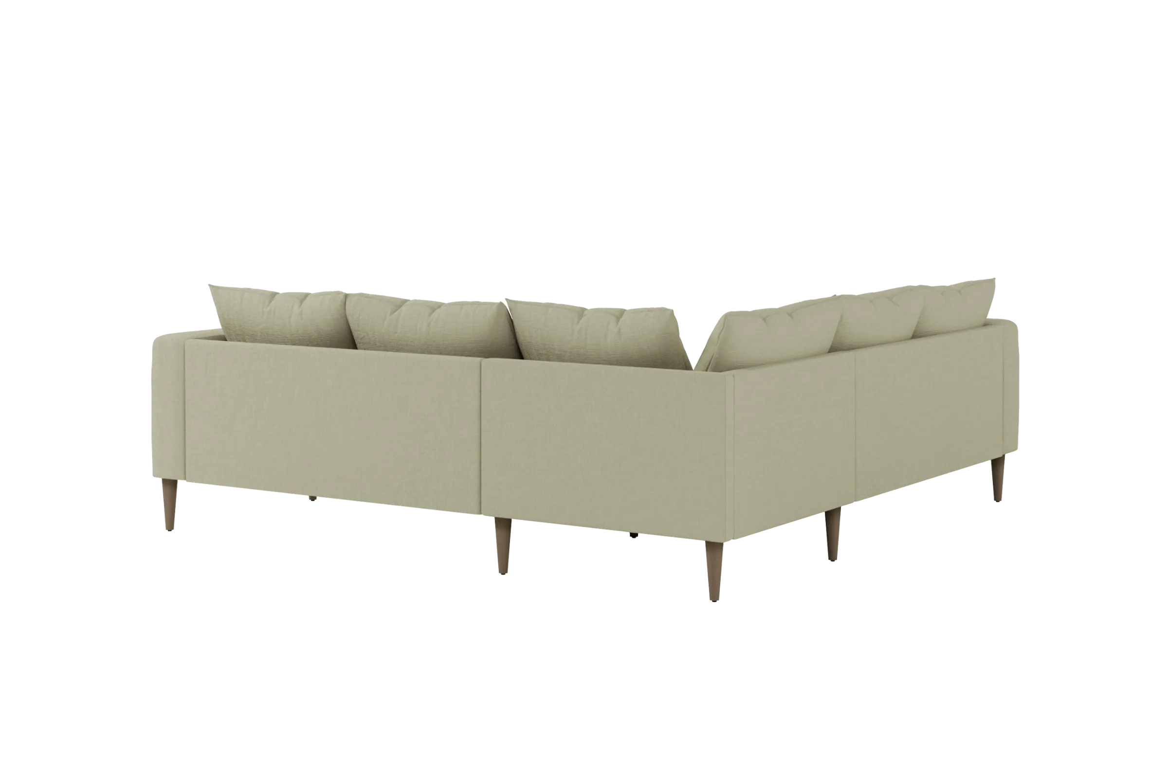 The Essential Corner Sectional (5 Seat) in Hemp