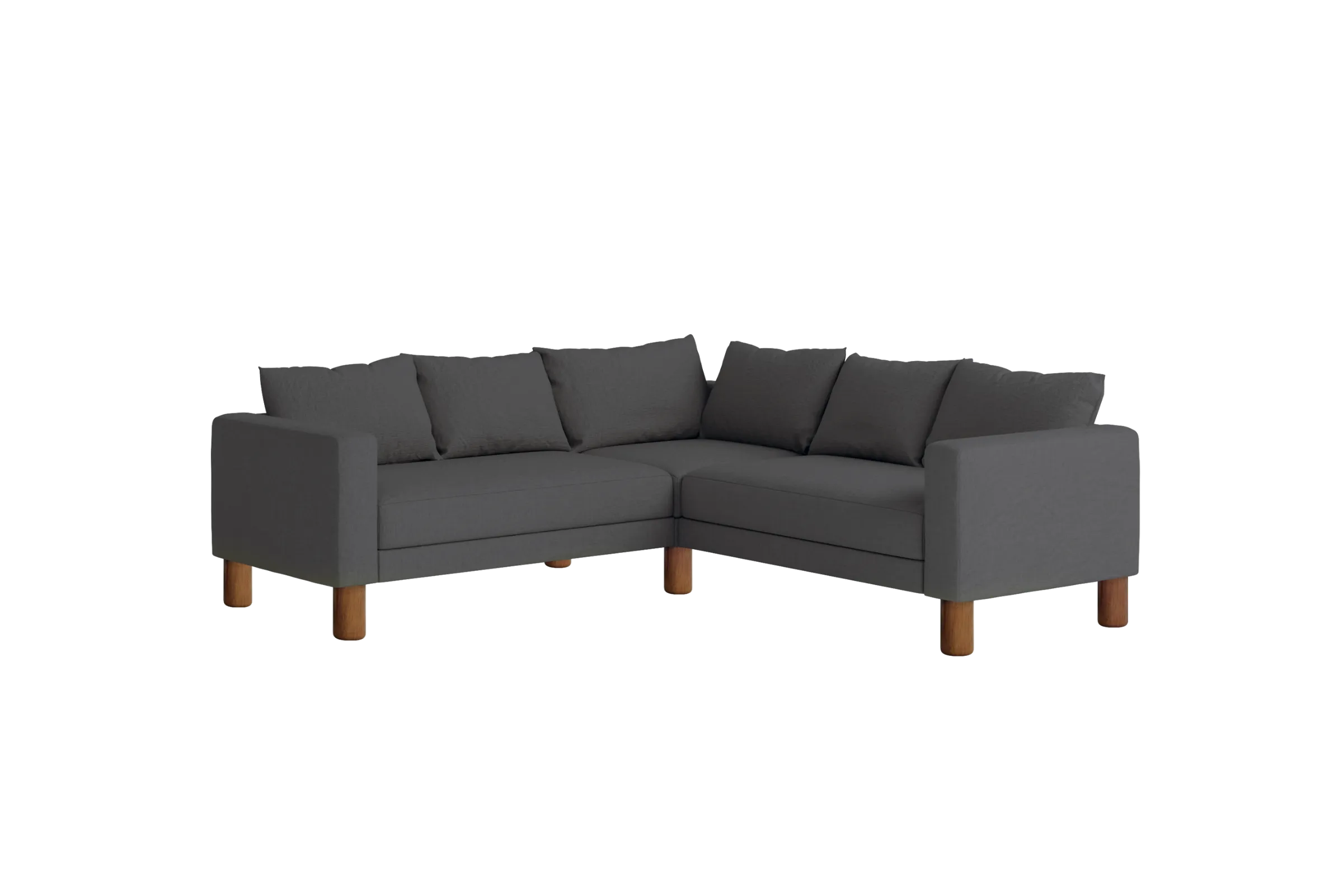 The Essential Corner Sectional (5 Seat) in Hemp