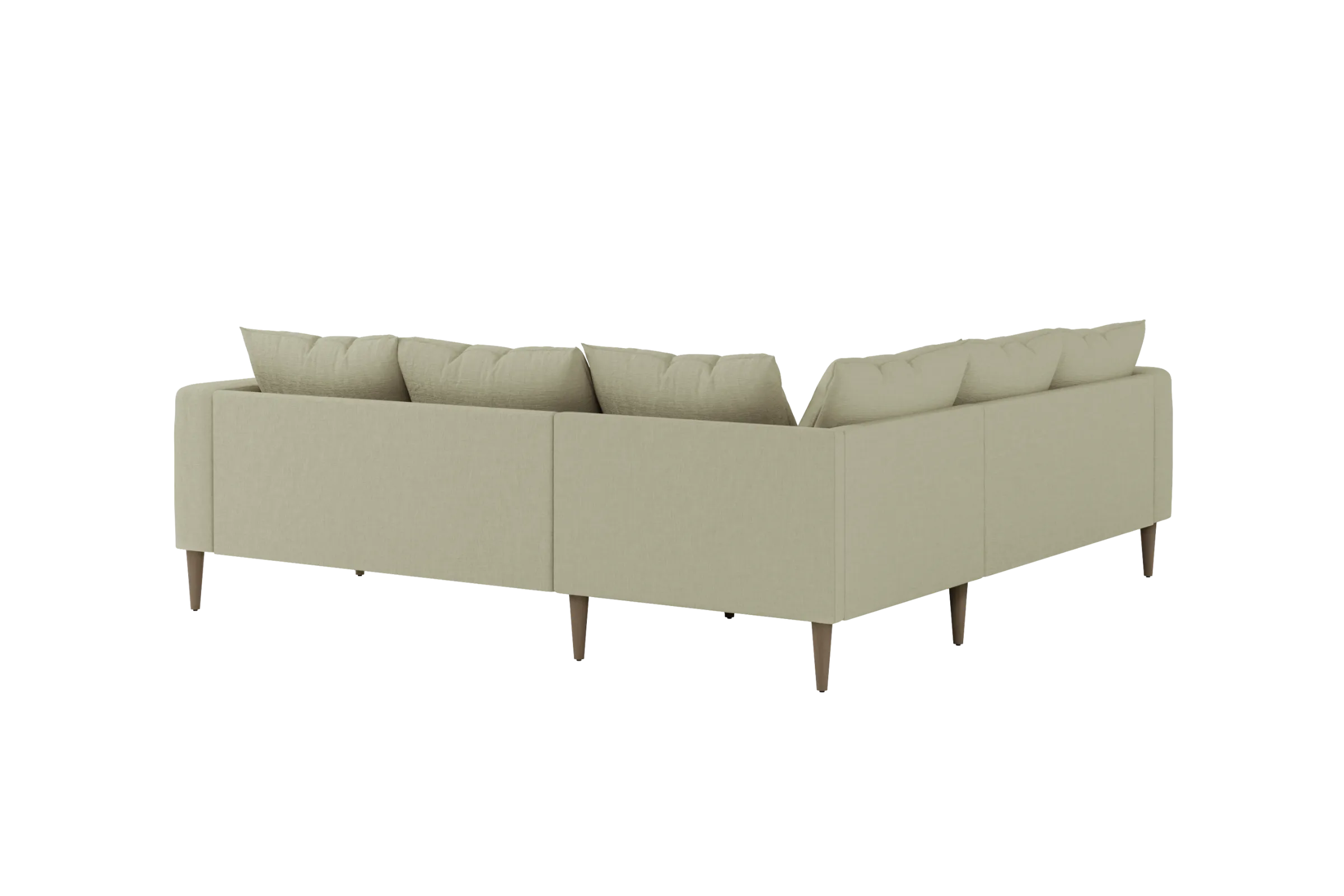 The Essential Corner Sectional (5 Seat) in Hemp