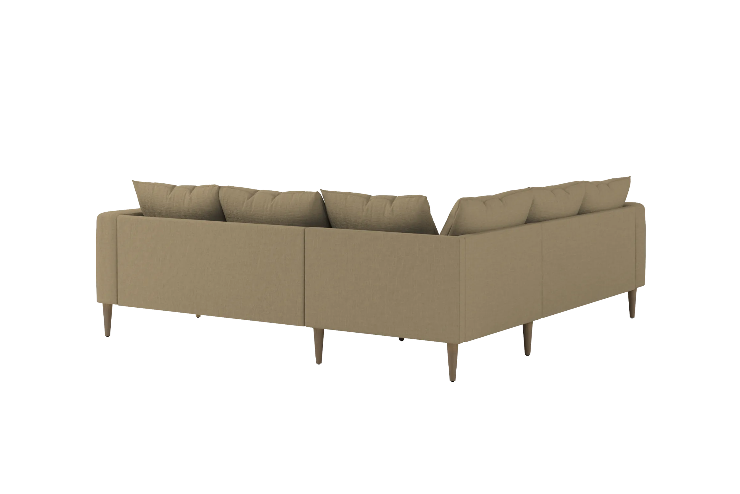 The Essential Corner Sectional (5 Seat) in Hemp
