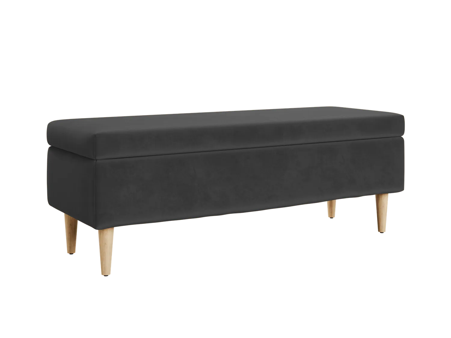 The Essential Storage Bench in Recycled Velvet
