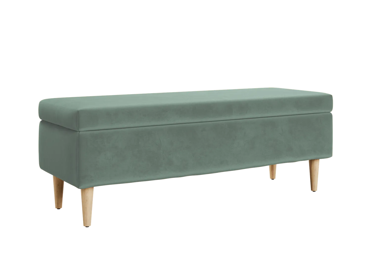The Essential Storage Bench in Recycled Velvet