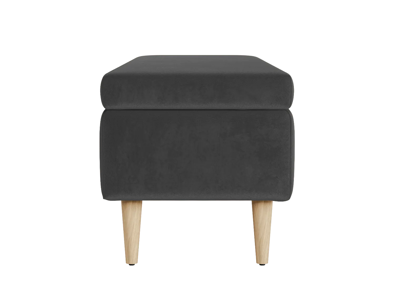 The Essential Storage Bench in Recycled Velvet