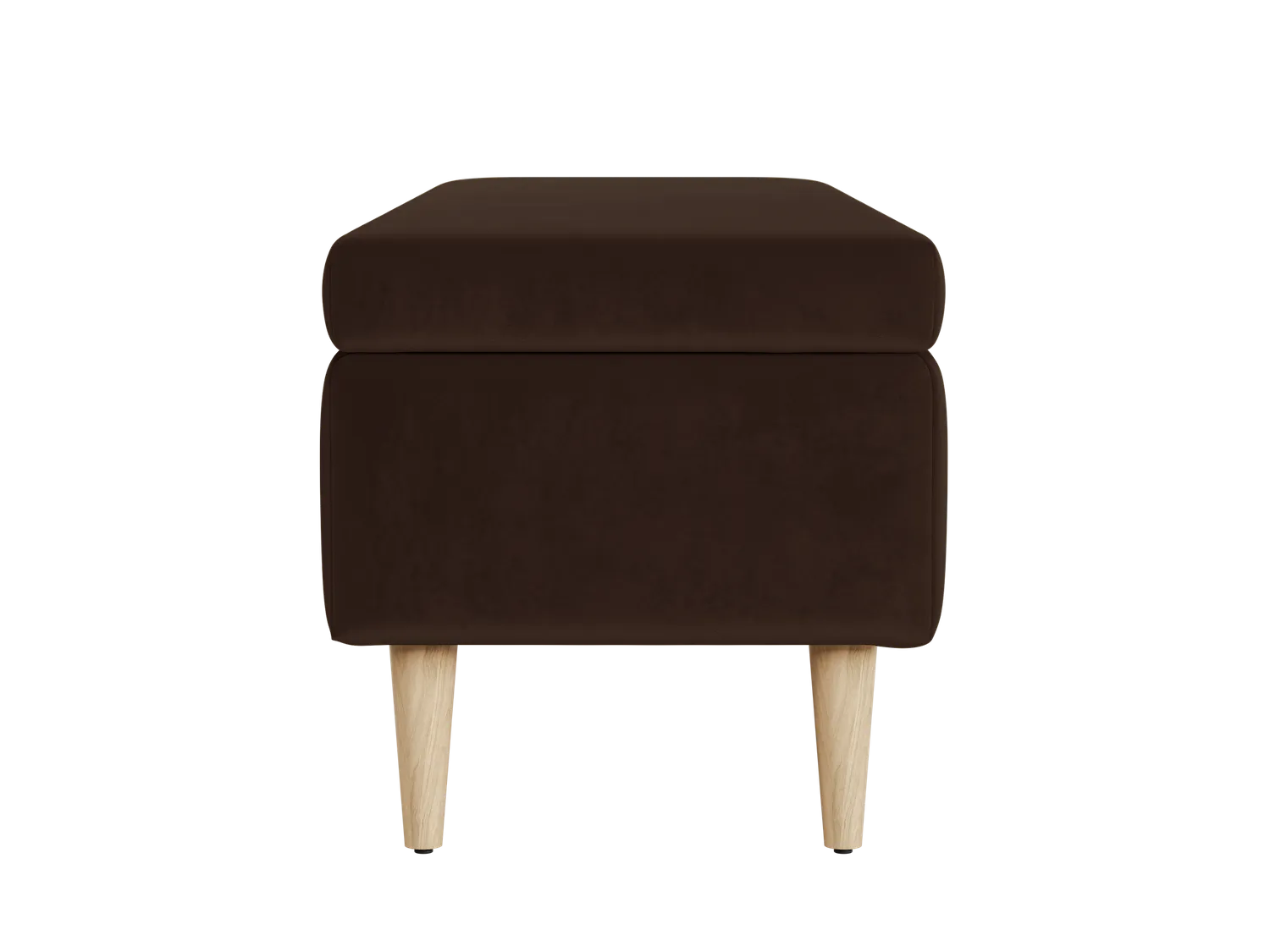 The Essential Storage Bench in Recycled Velvet