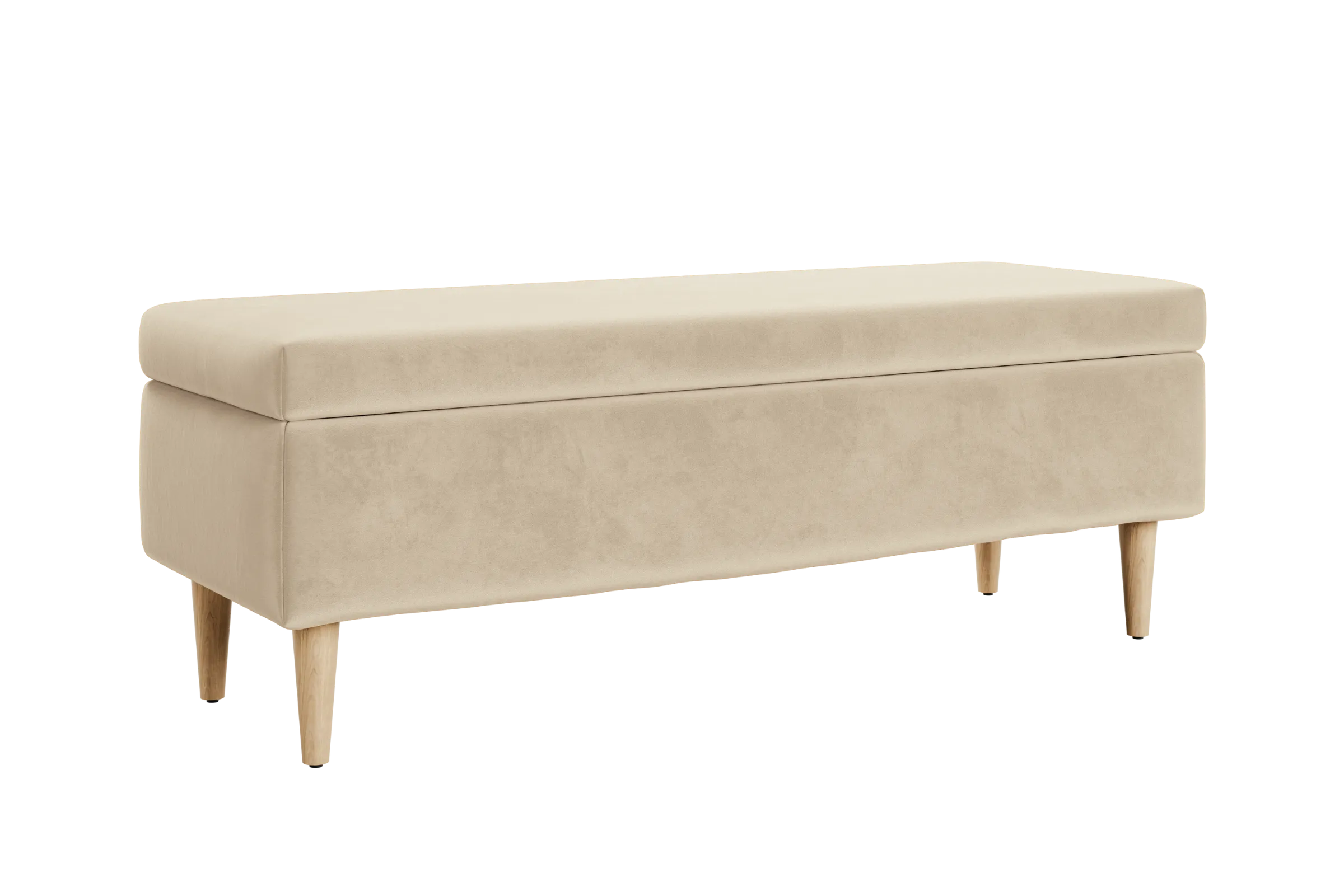 The Essential Storage Bench in Recycled Velvet
