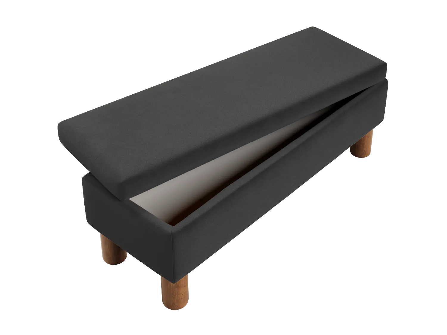 The Essential Storage Bench in Recycled Velvet