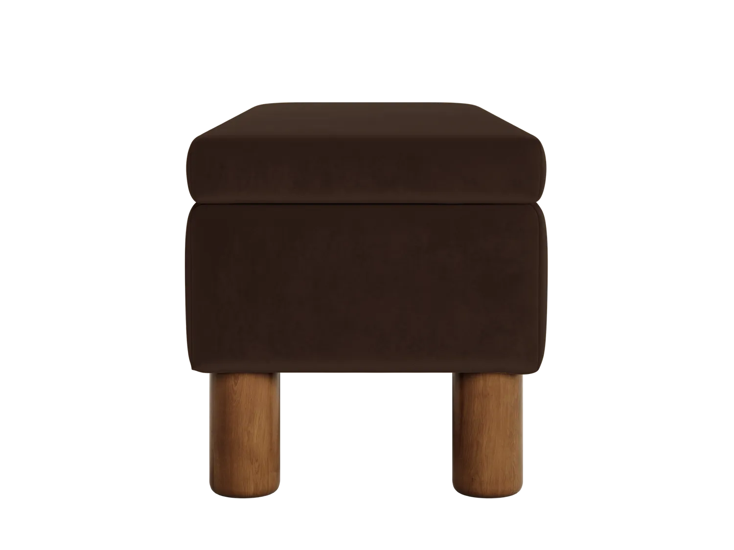 The Essential Storage Bench in Recycled Velvet