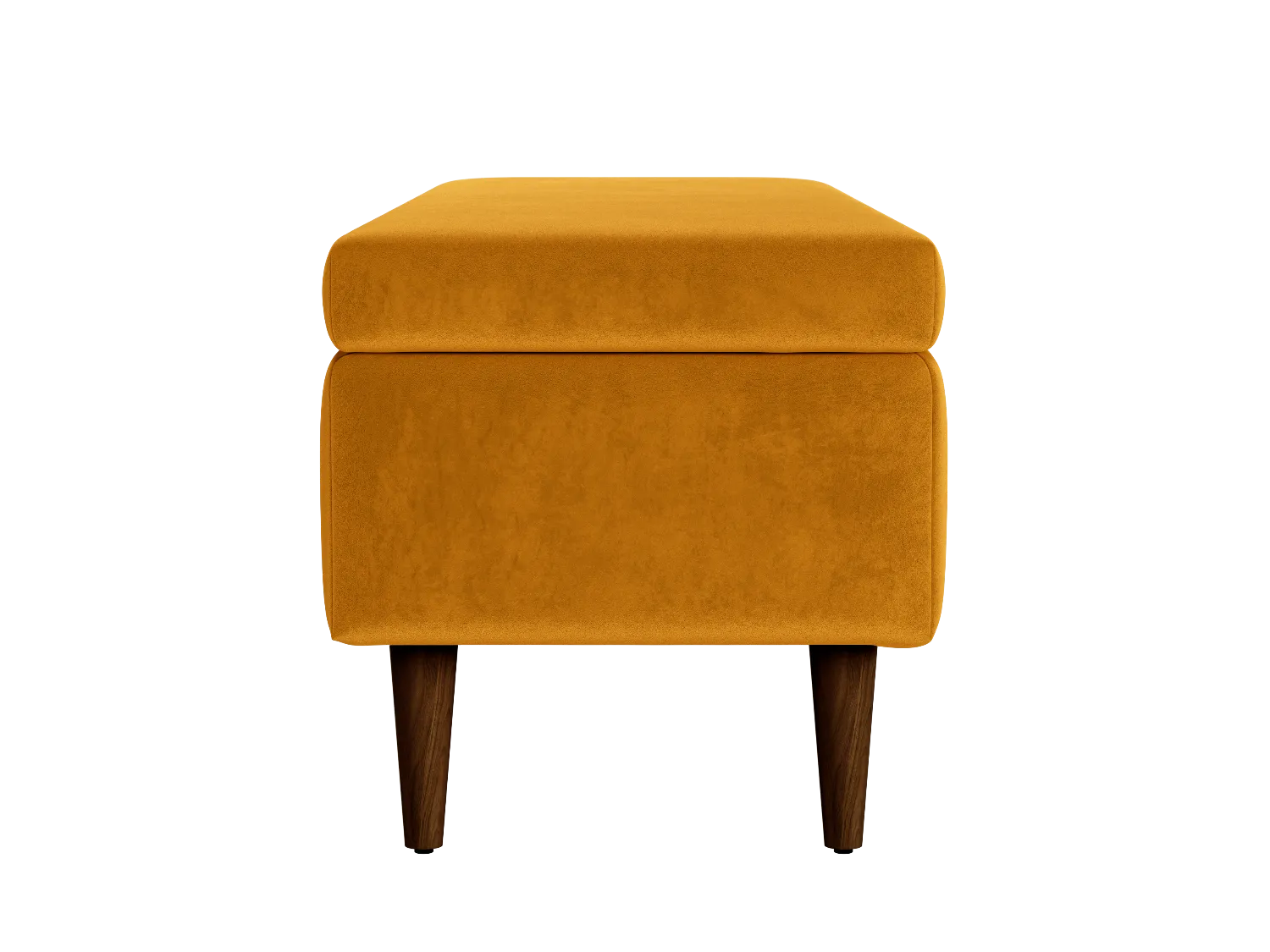 The Essential Storage Bench in Recycled Velvet