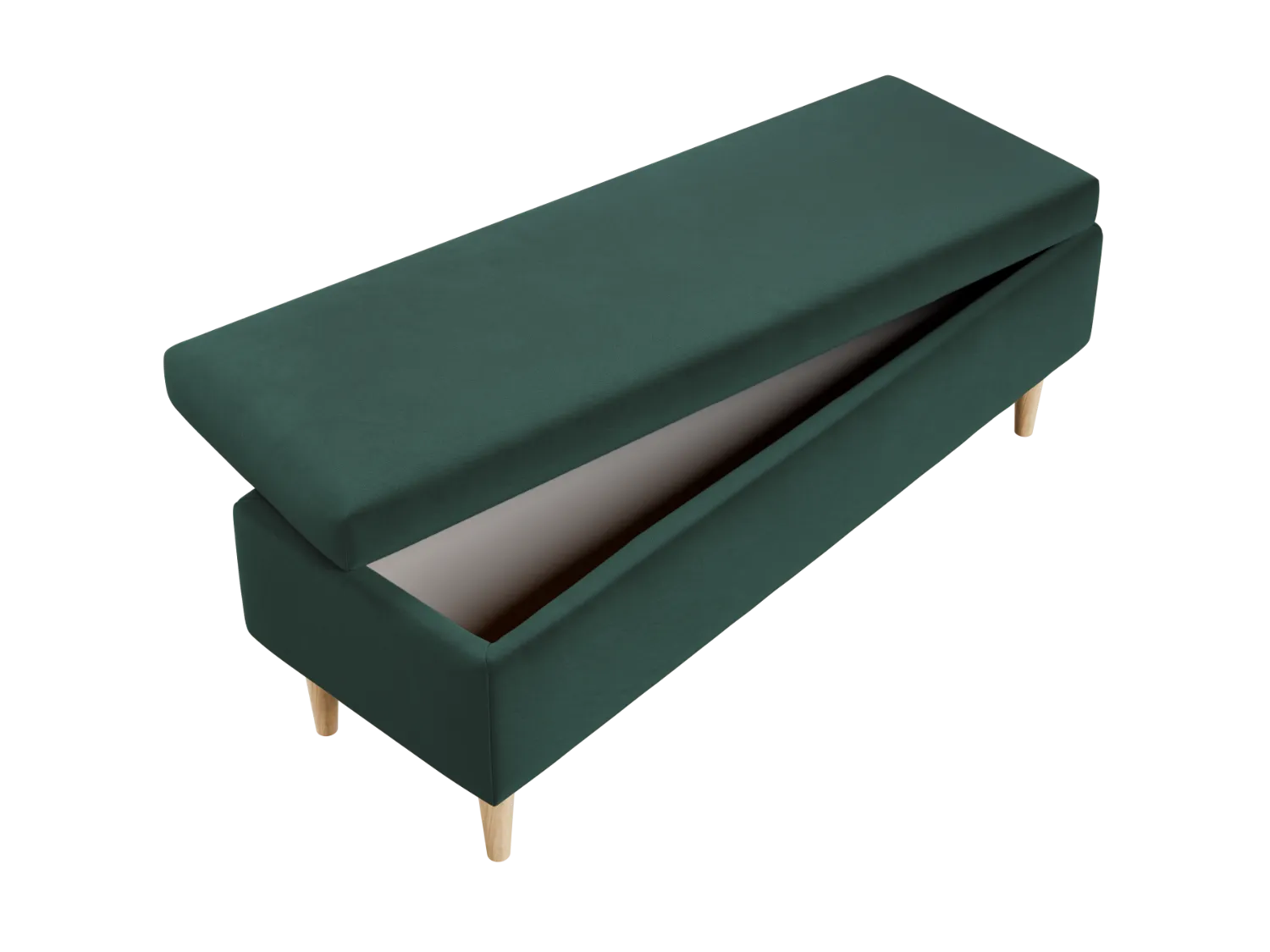 The Essential Storage Bench in Recycled Velvet