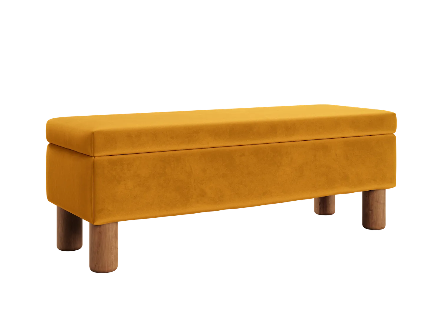 The Essential Storage Bench in Recycled Velvet