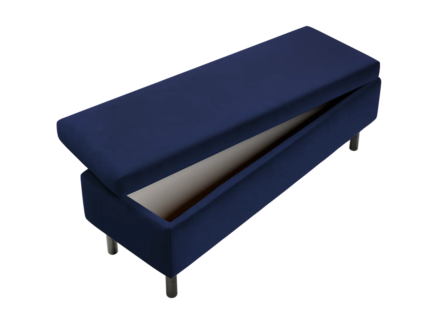 The Essential Storage Bench in Recycled Velvet
