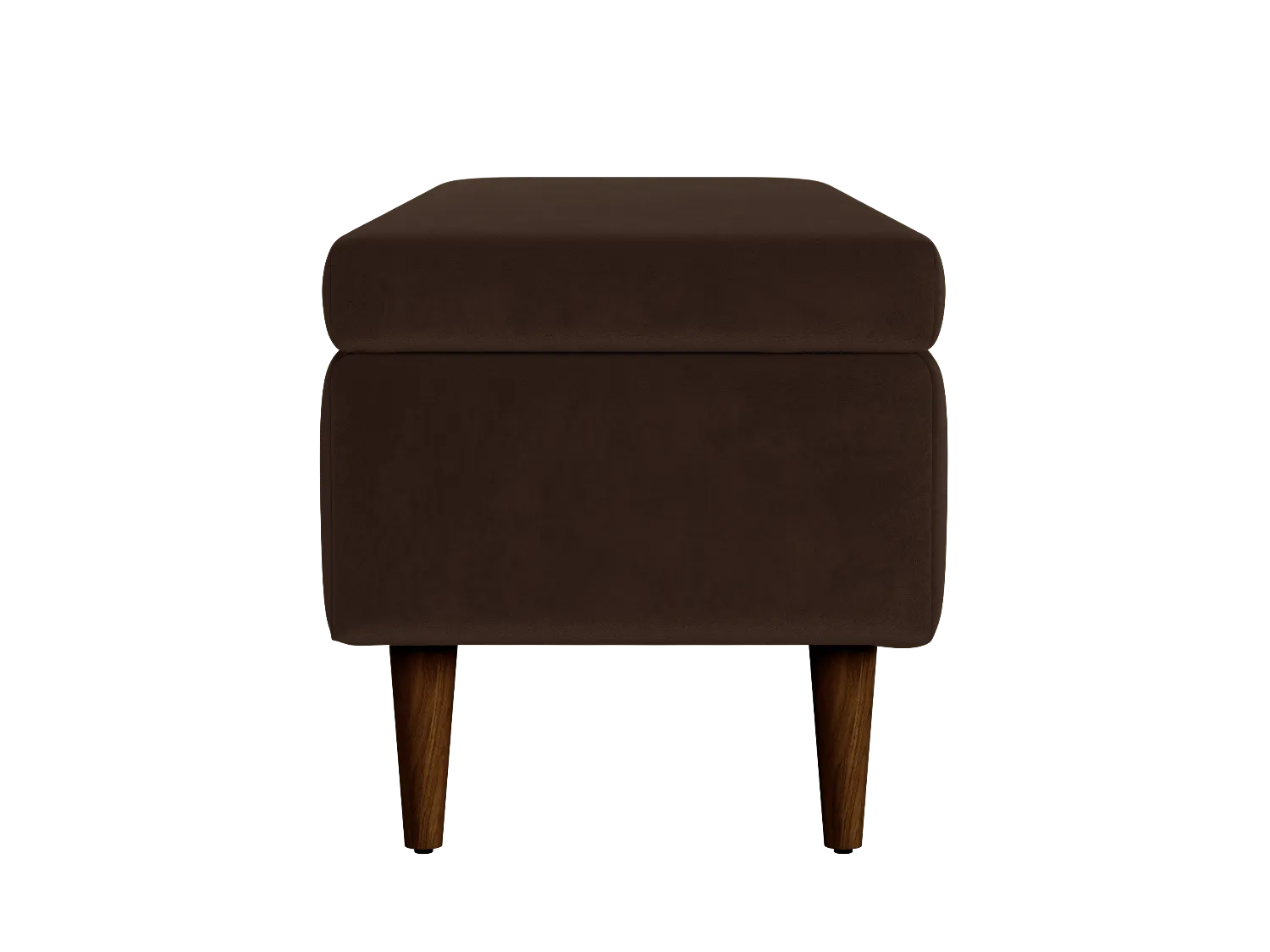 The Essential Storage Bench in Recycled Velvet